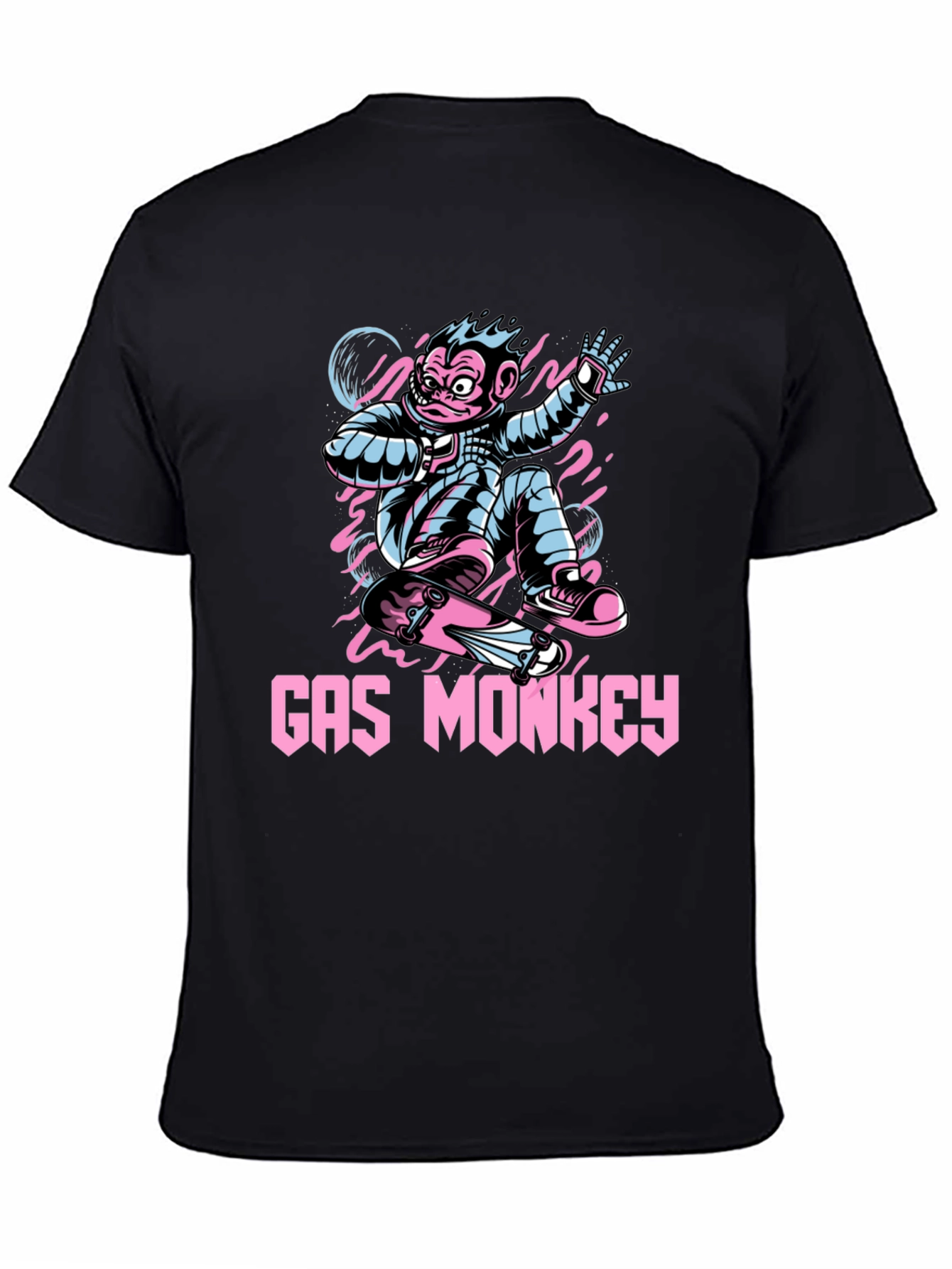 Gas Monkey Skateboard T-Shirt - Cool Graphic Tee