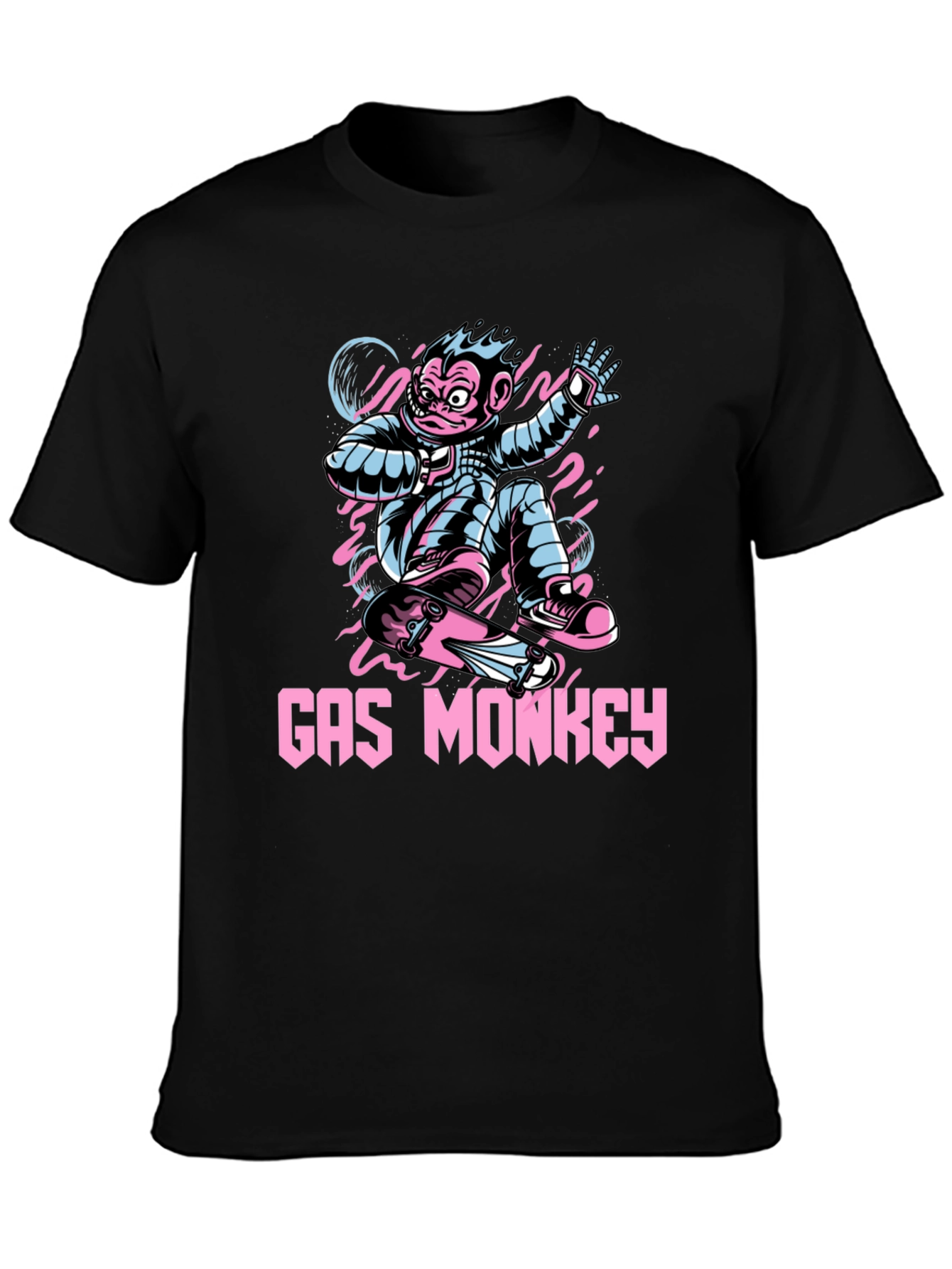 Gas Monkey Skateboard T-Shirt - Cool Graphic Tee