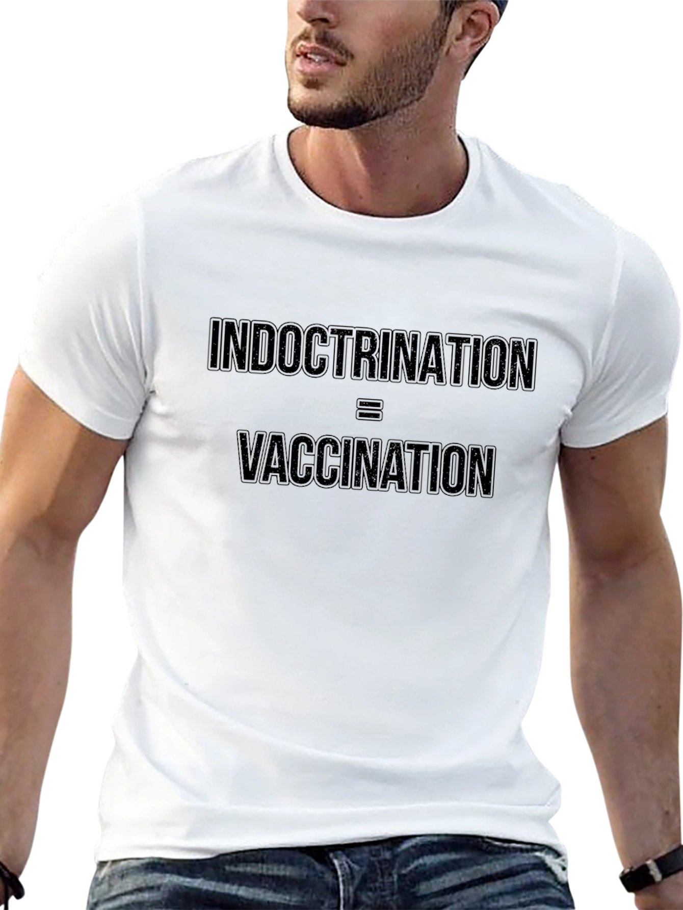 Indoctrination = Vaccination Graphic Tee