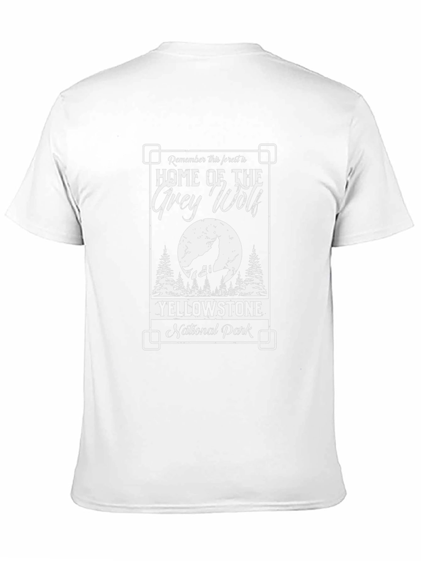 Grey Wolf Yellowstone National Park T-Shirt