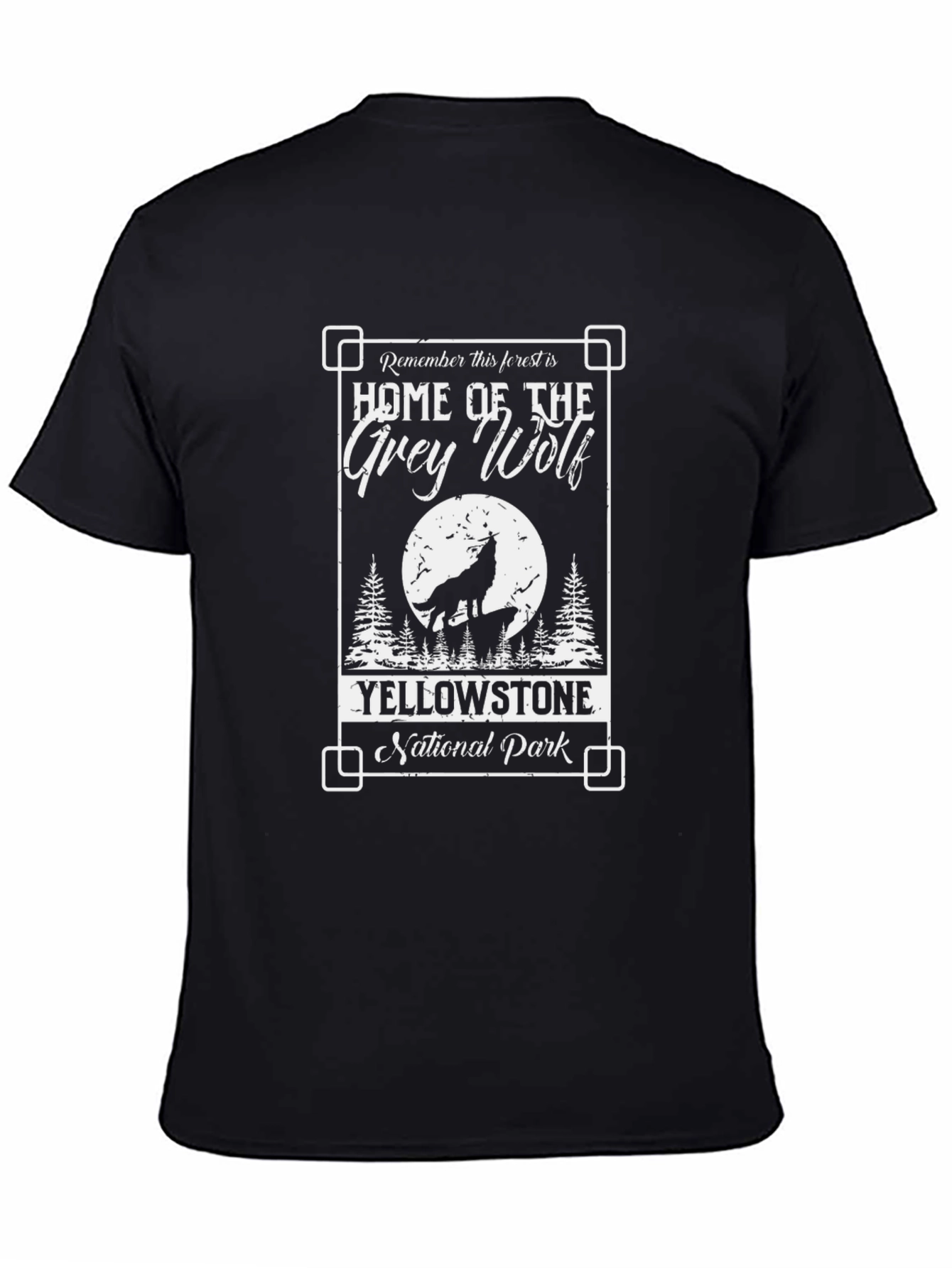 Grey Wolf Yellowstone National Park T-Shirt
