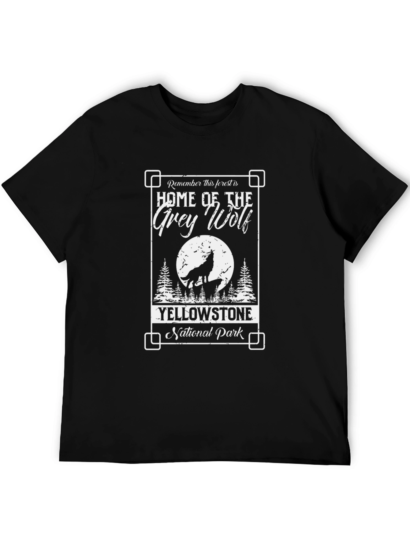 Grey Wolf Yellowstone National Park T-Shirt