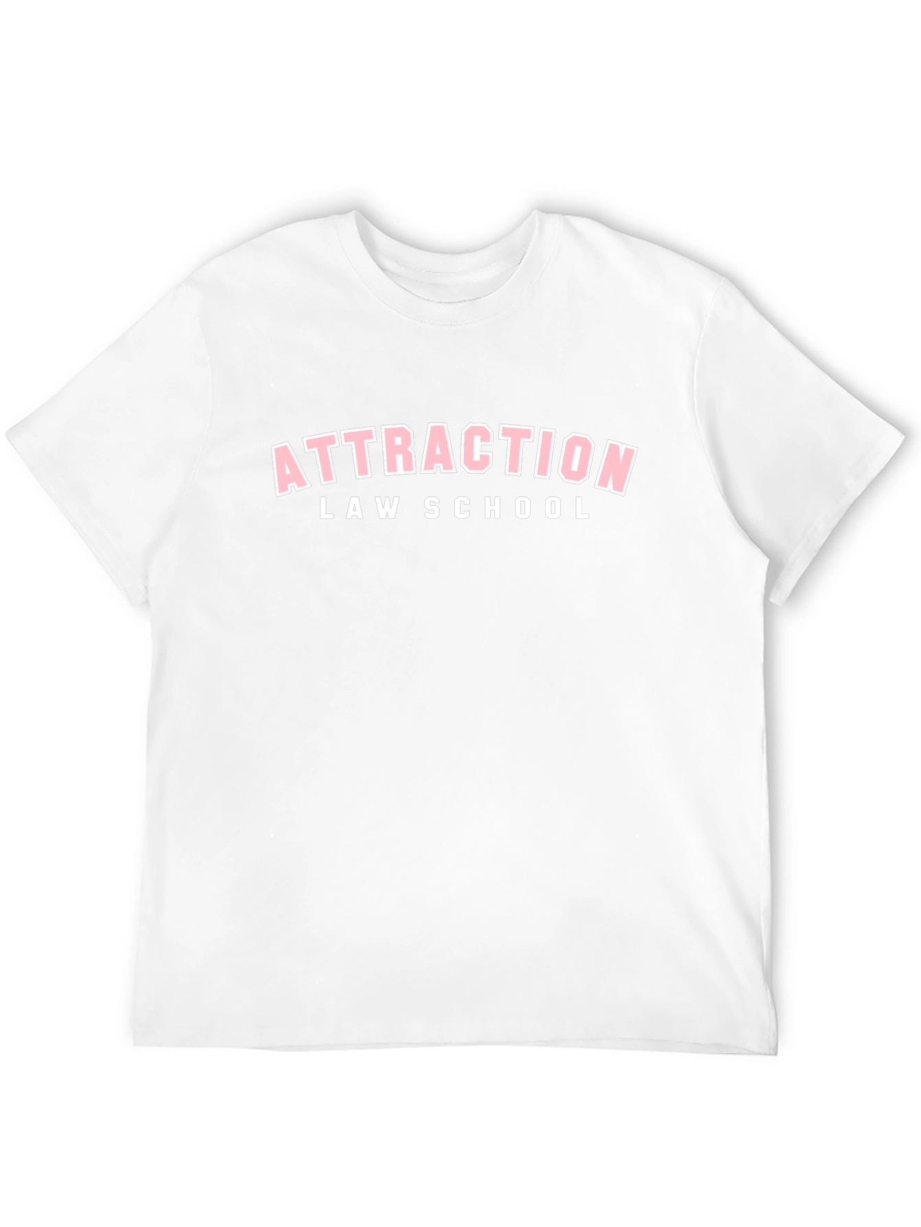 Attraction Law School Black Graphic Tee