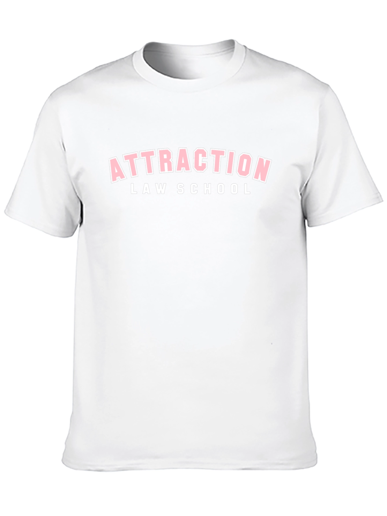 Attraction Law School Black Graphic Tee