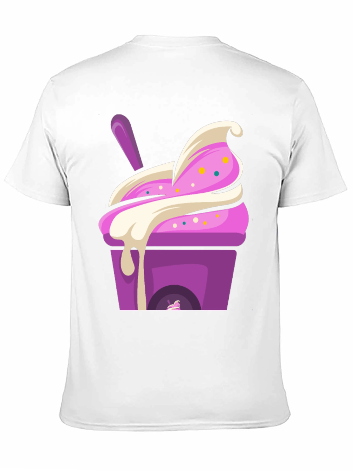 Ice Cream Dessert Graphic Tee - Sweet Treat T-Shirt