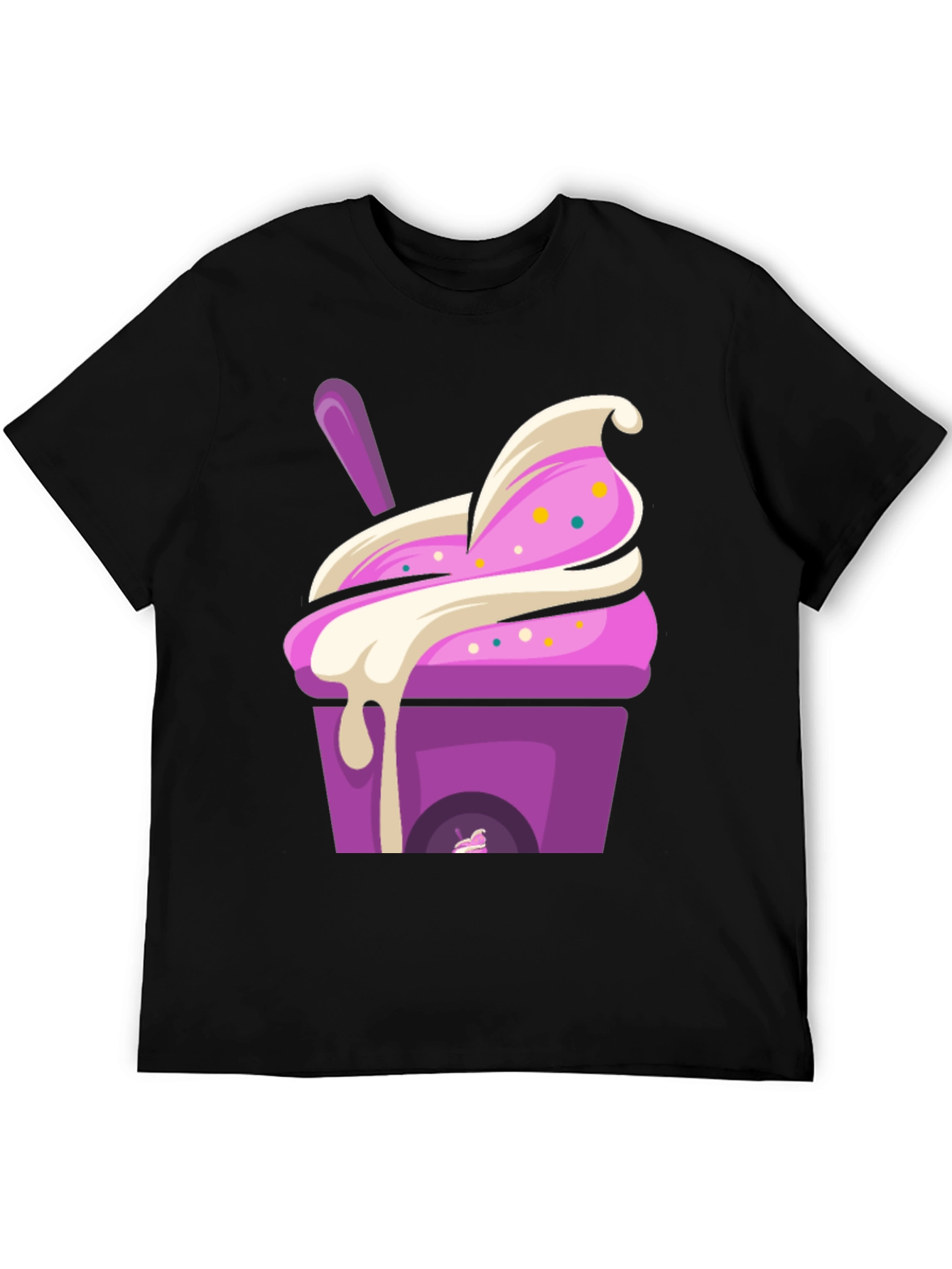 Ice Cream Dessert Graphic Tee - Sweet Treat T-Shirt
