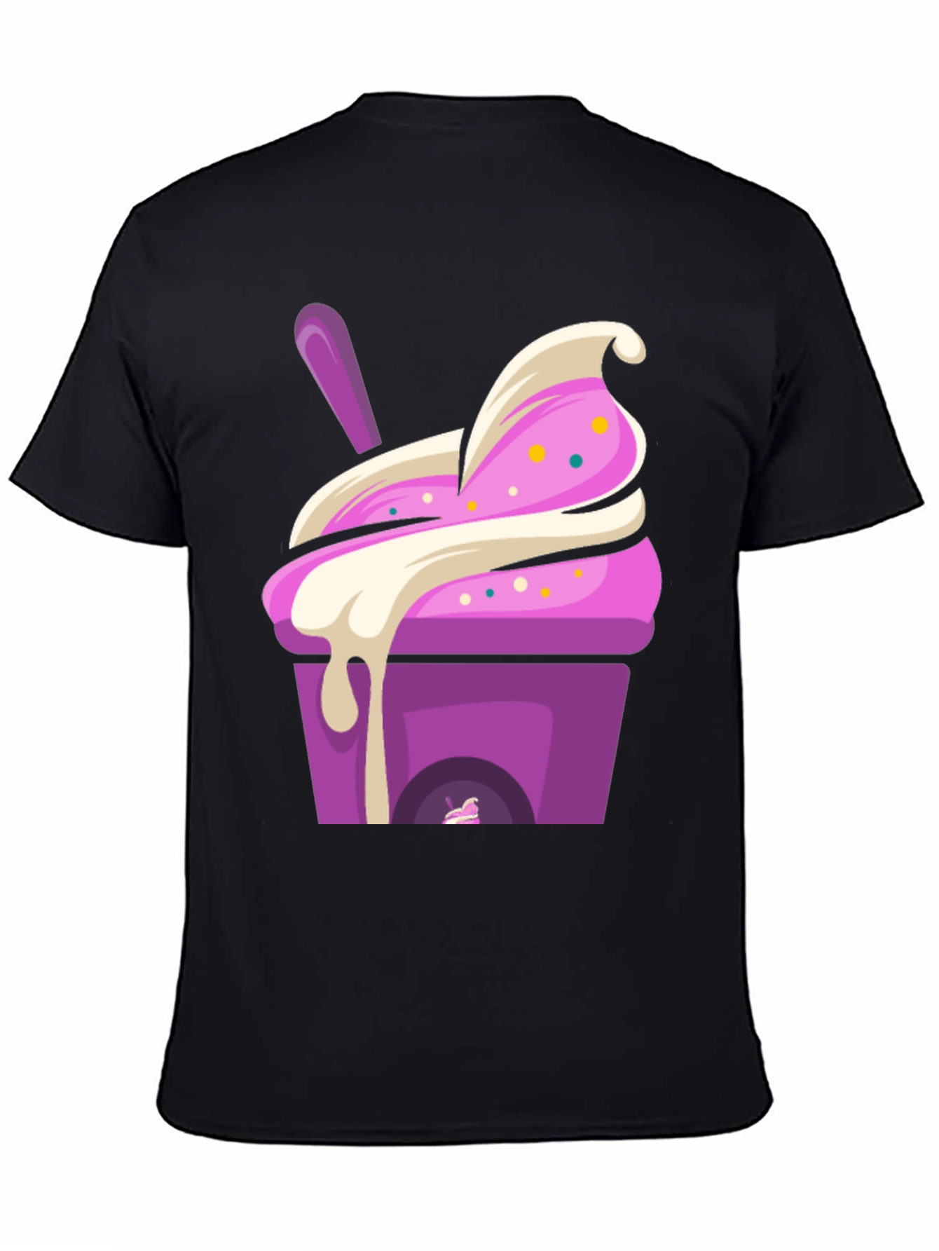 Ice Cream Dessert Graphic Tee - Sweet Treat T-Shirt