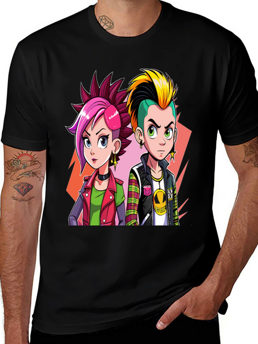 Punk Cartoon T-Shirt - Edgy Style