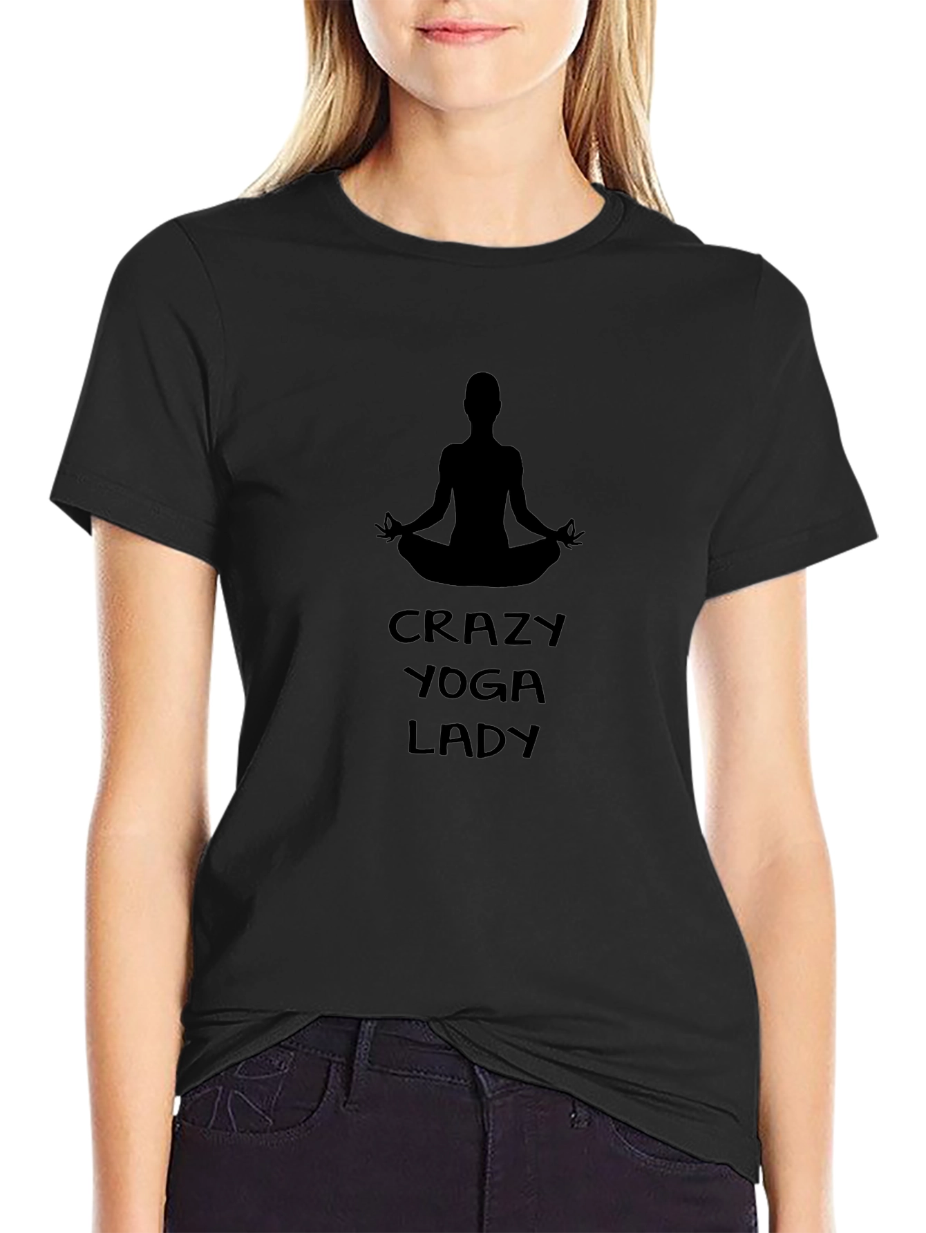 Crazy Yoga Lady T-Shirt