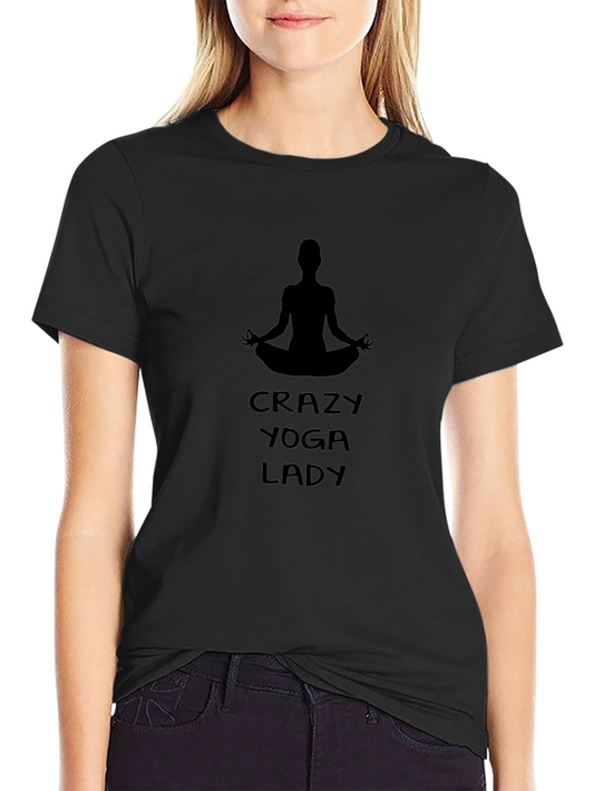Crazy Yoga Lady T-Shirt