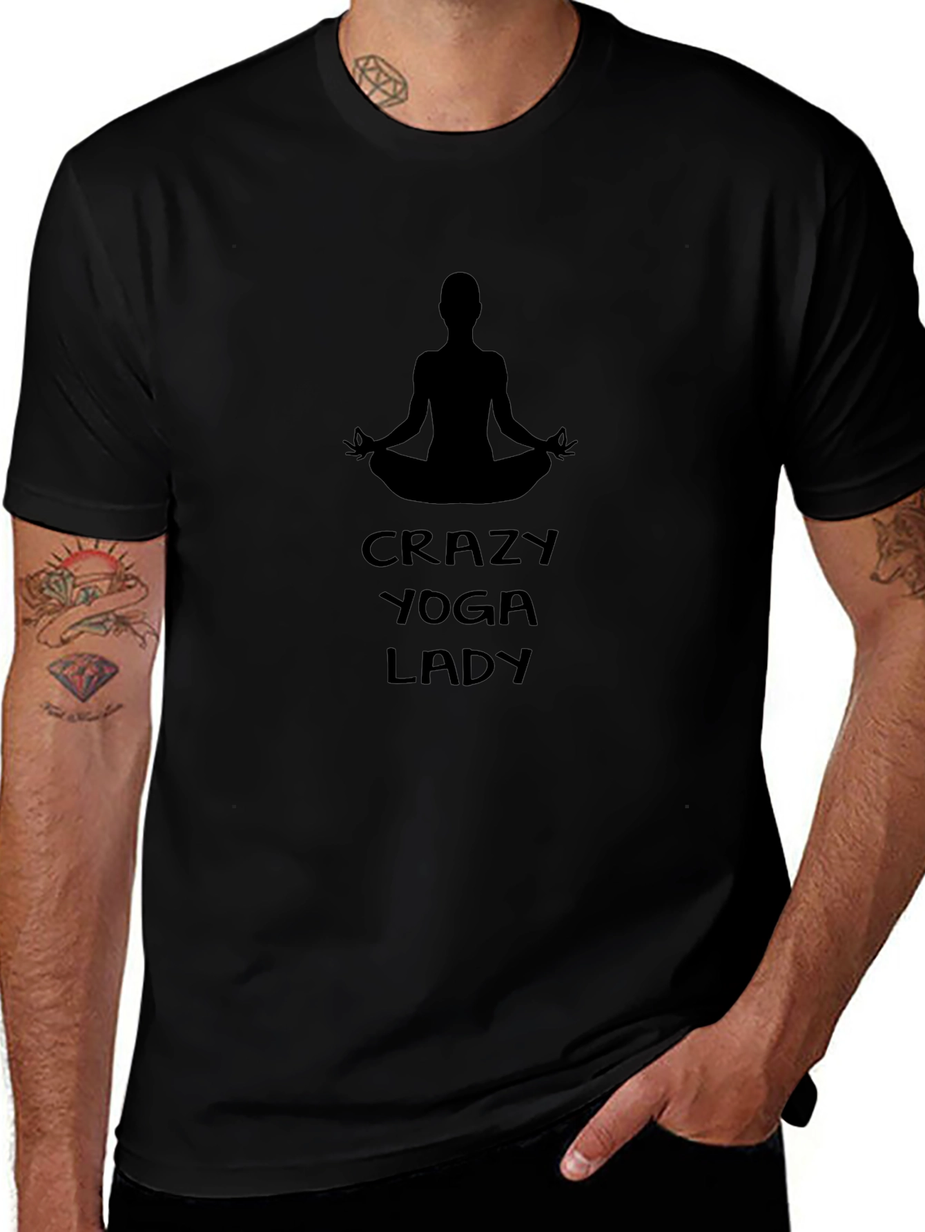 Crazy Yoga Lady T-Shirt