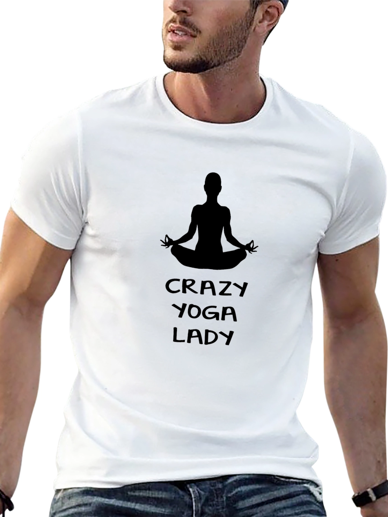 Crazy Yoga Lady T-Shirt