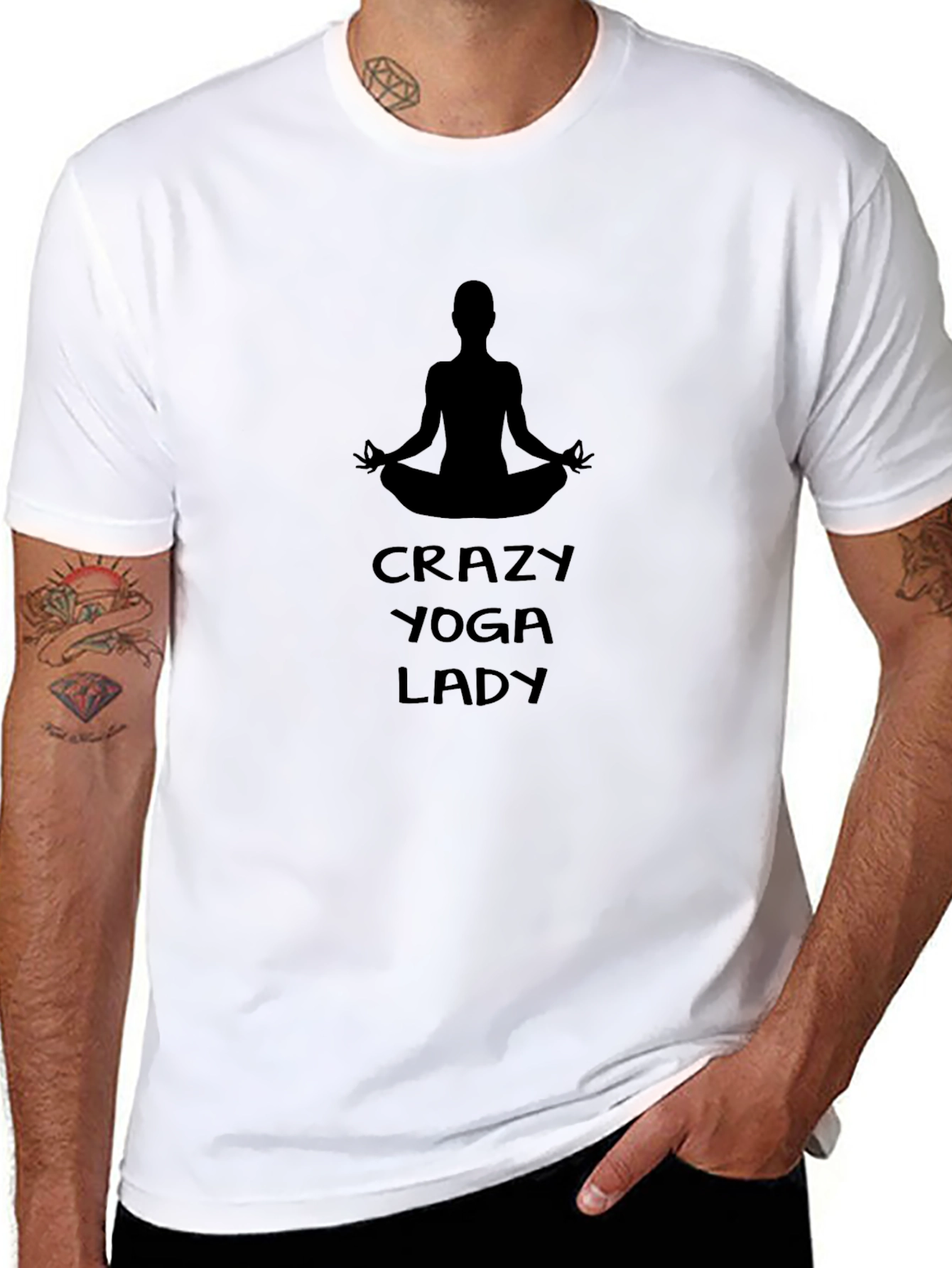 Crazy Yoga Lady T-Shirt