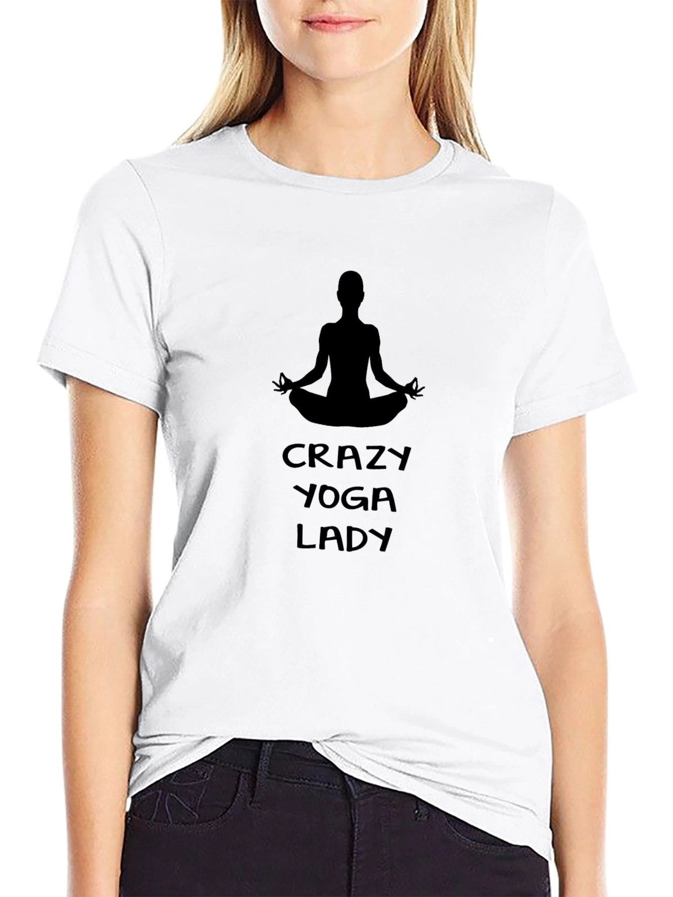 Crazy Yoga Lady T-Shirt