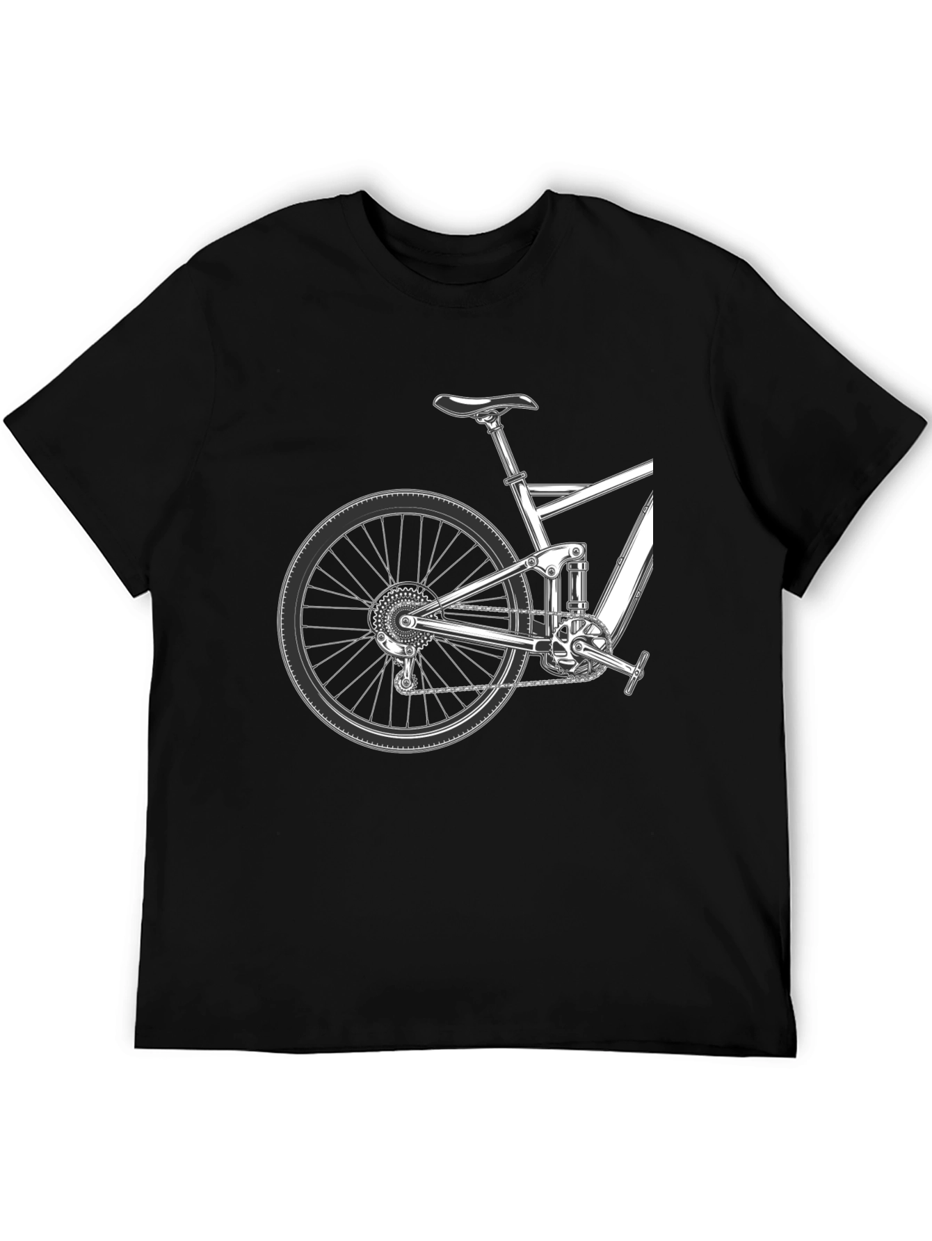 Mountain Bike Graphic Tee - Black