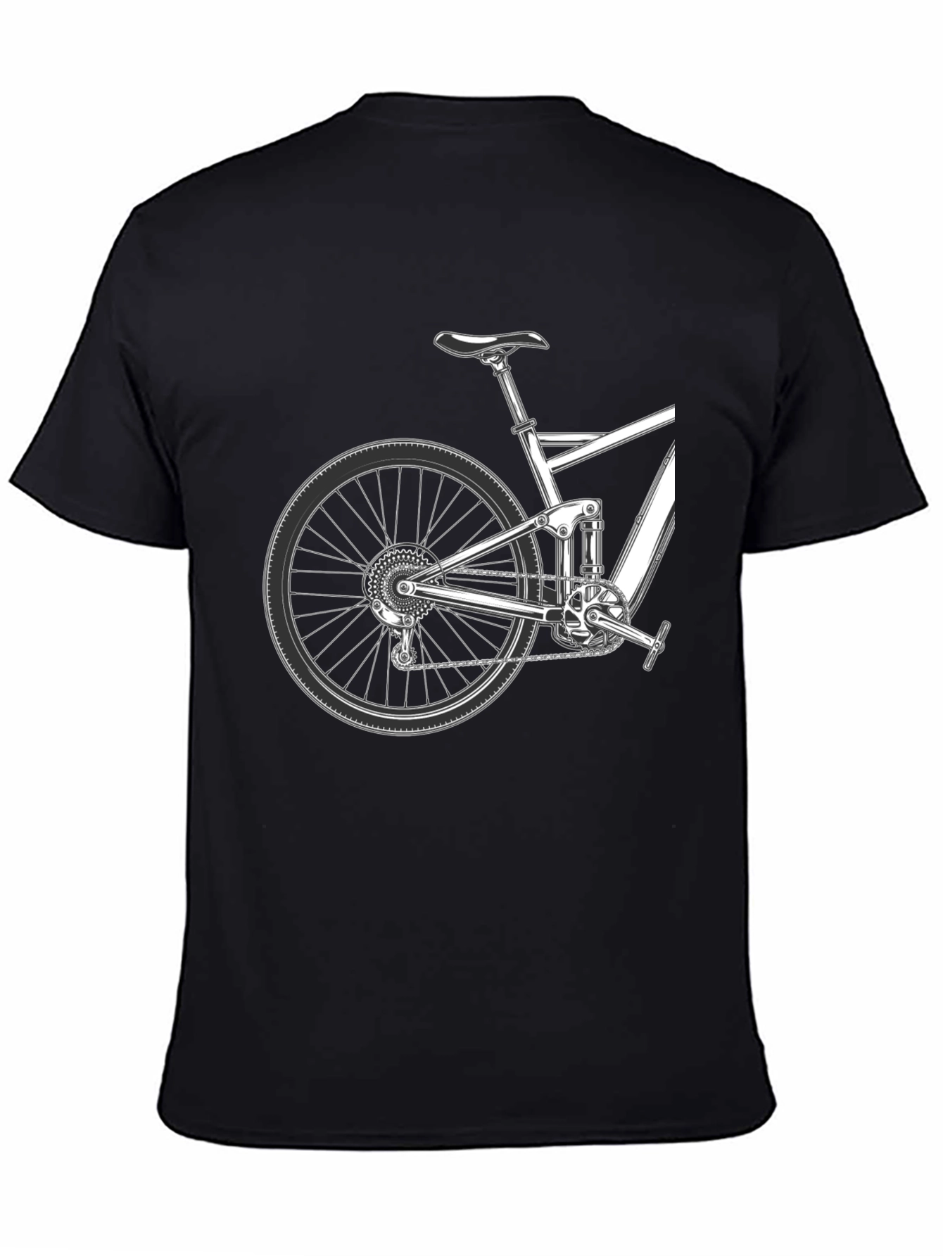 Mountain Bike Graphic Tee - Black