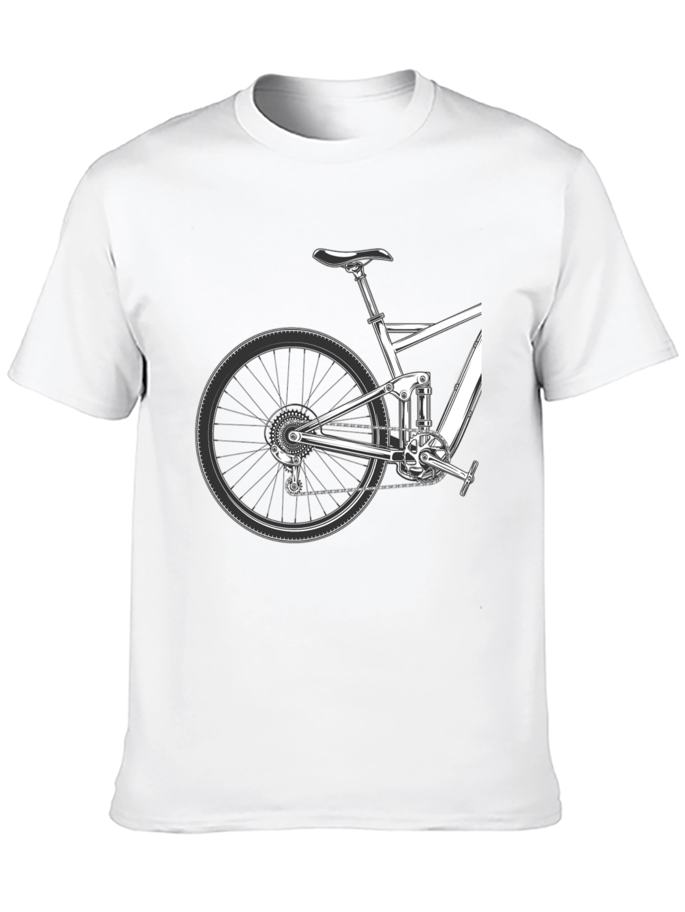 Mountain Bike Graphic Tee - Black