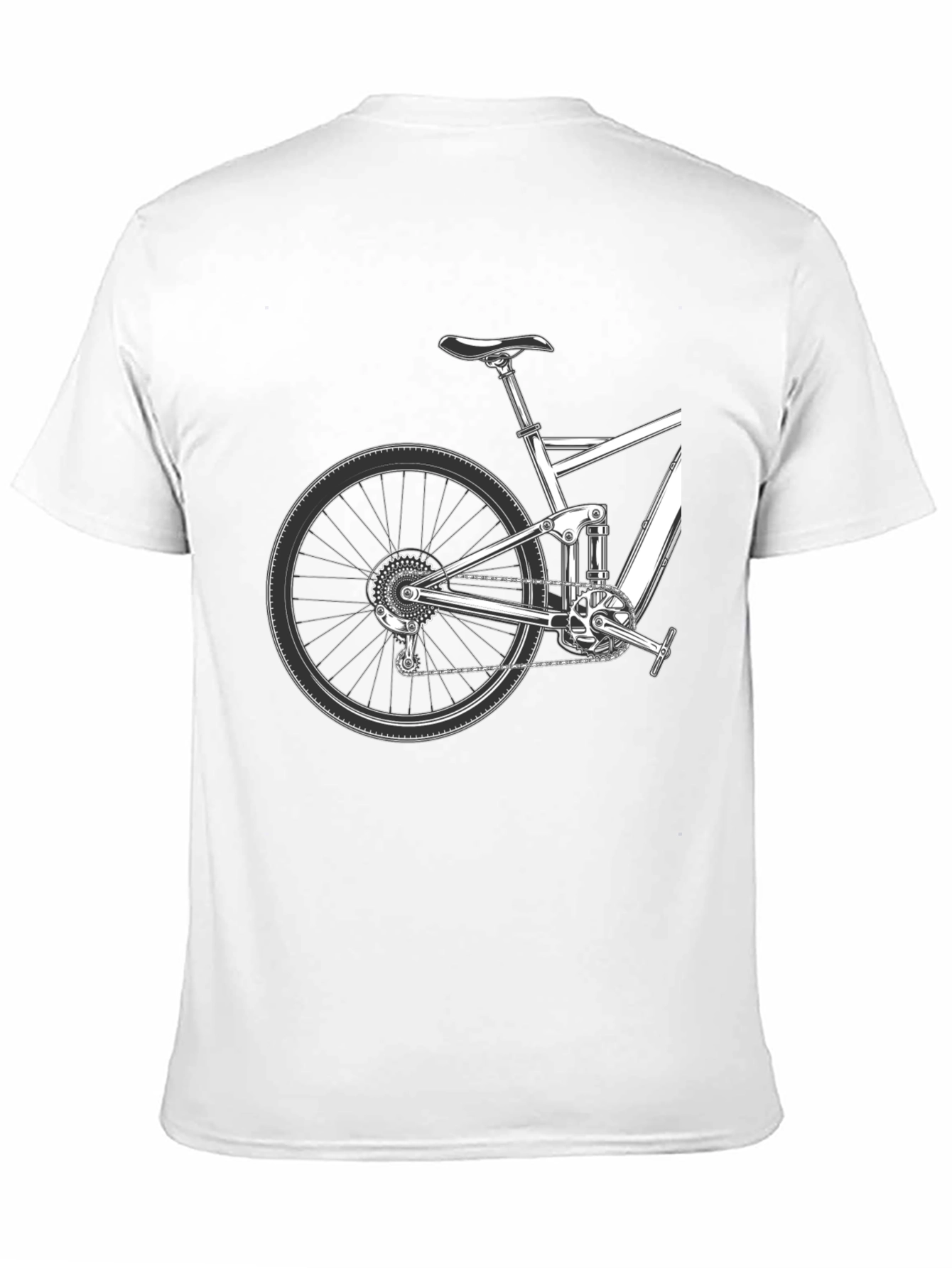 Mountain Bike Graphic Tee - Black