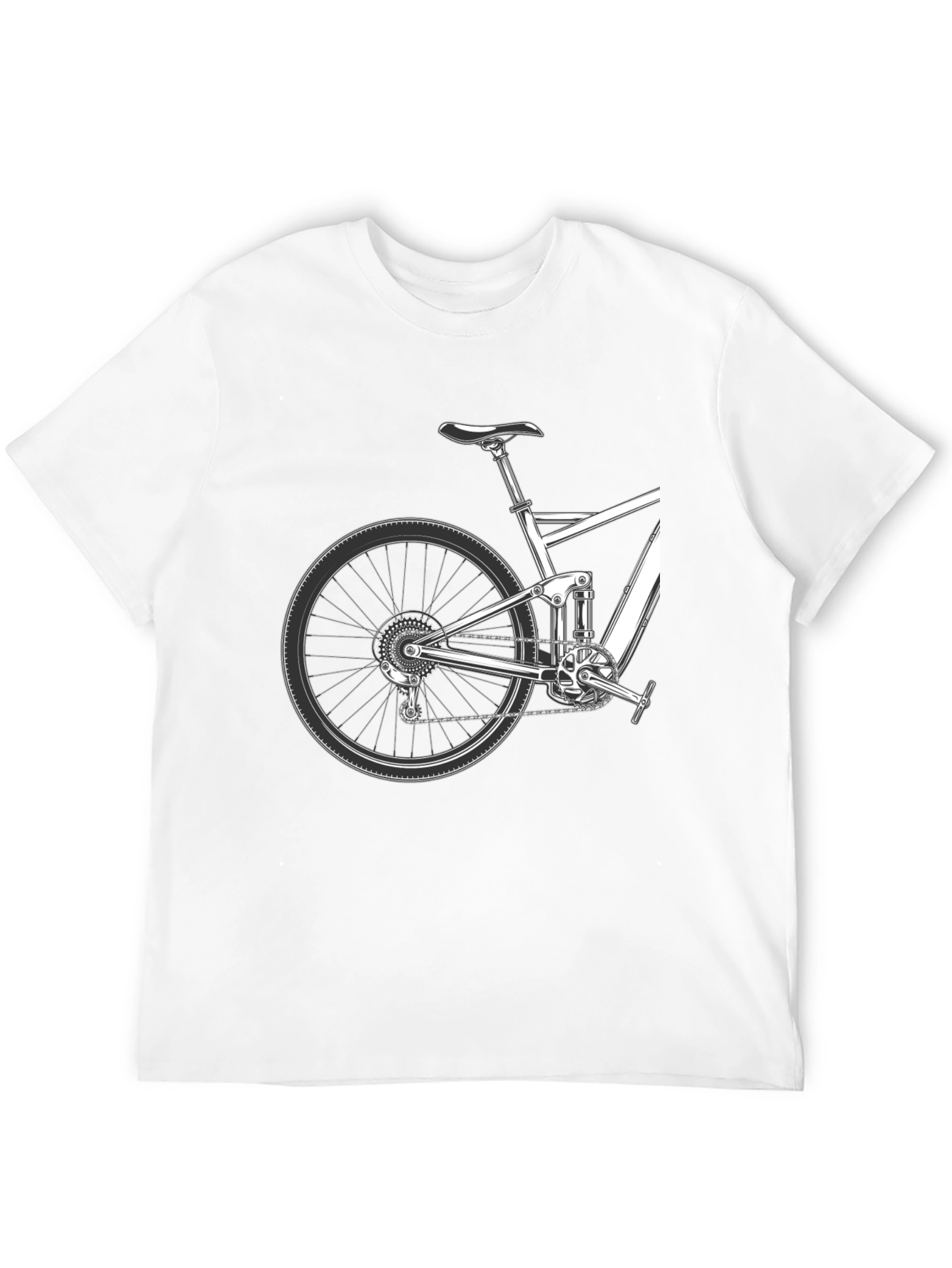 Mountain Bike Graphic Tee - Black