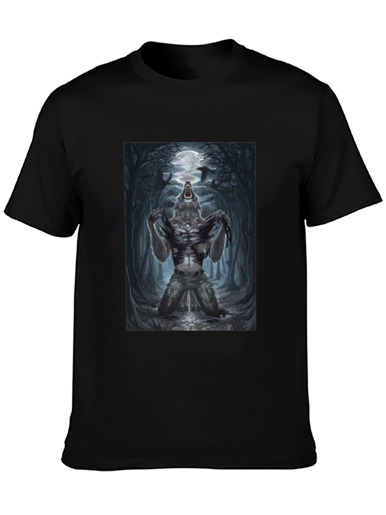 Werewolf Moon Graphic T-Shirt