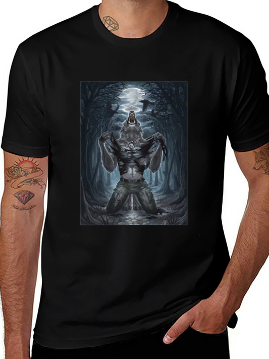 Werewolf Moon Graphic T-Shirt