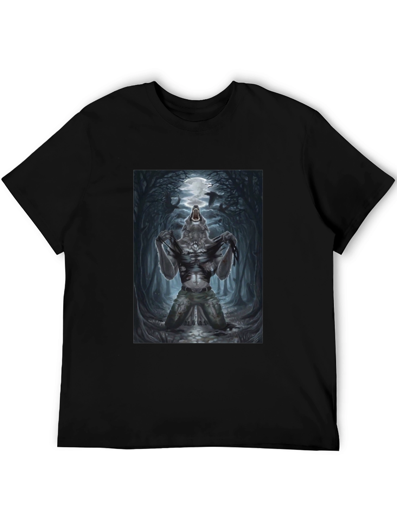 Werewolf Moon Graphic T-Shirt