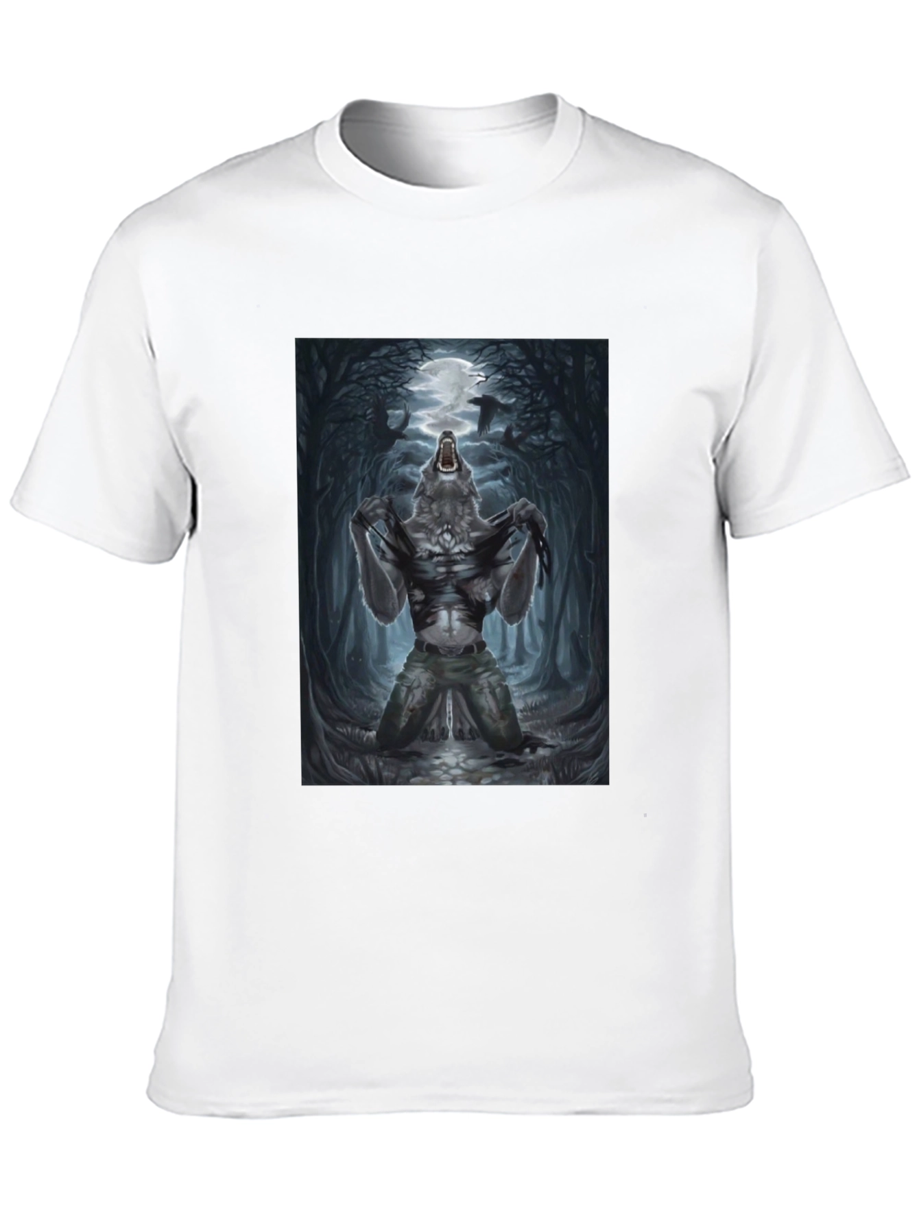 Werewolf Moon Graphic T-Shirt