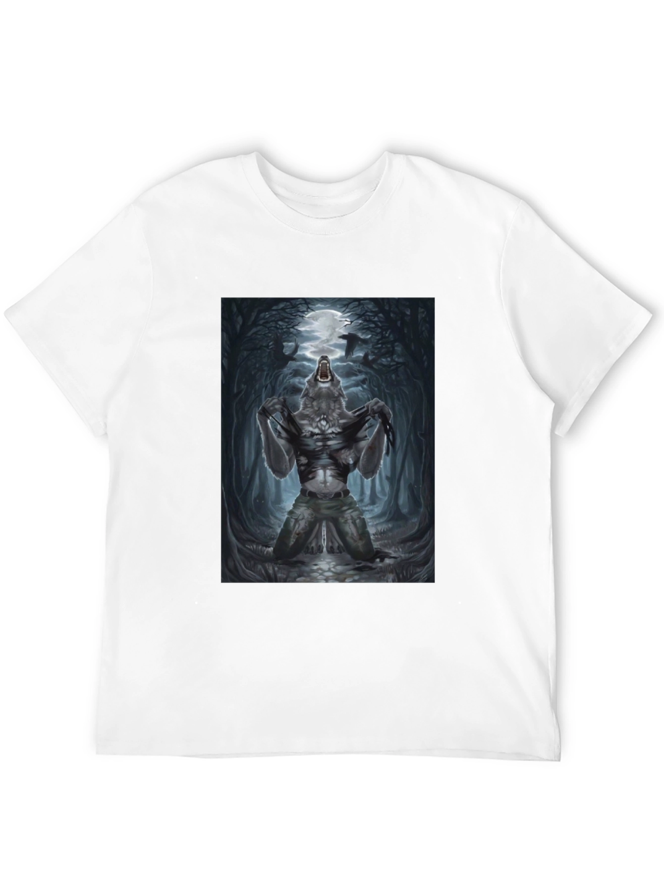 Werewolf Moon Graphic T-Shirt
