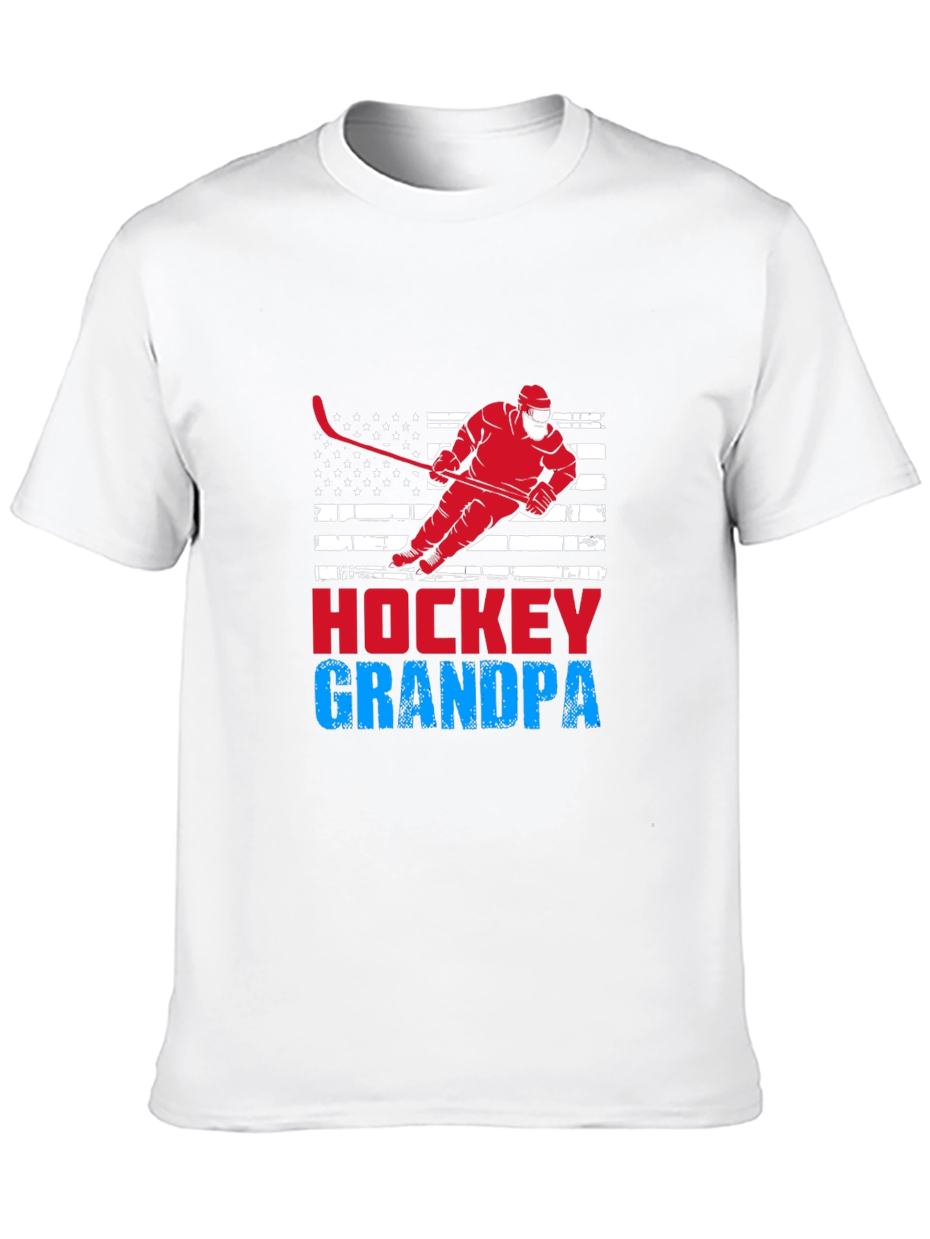 Hockey Grandpa Graphic T-Shirt