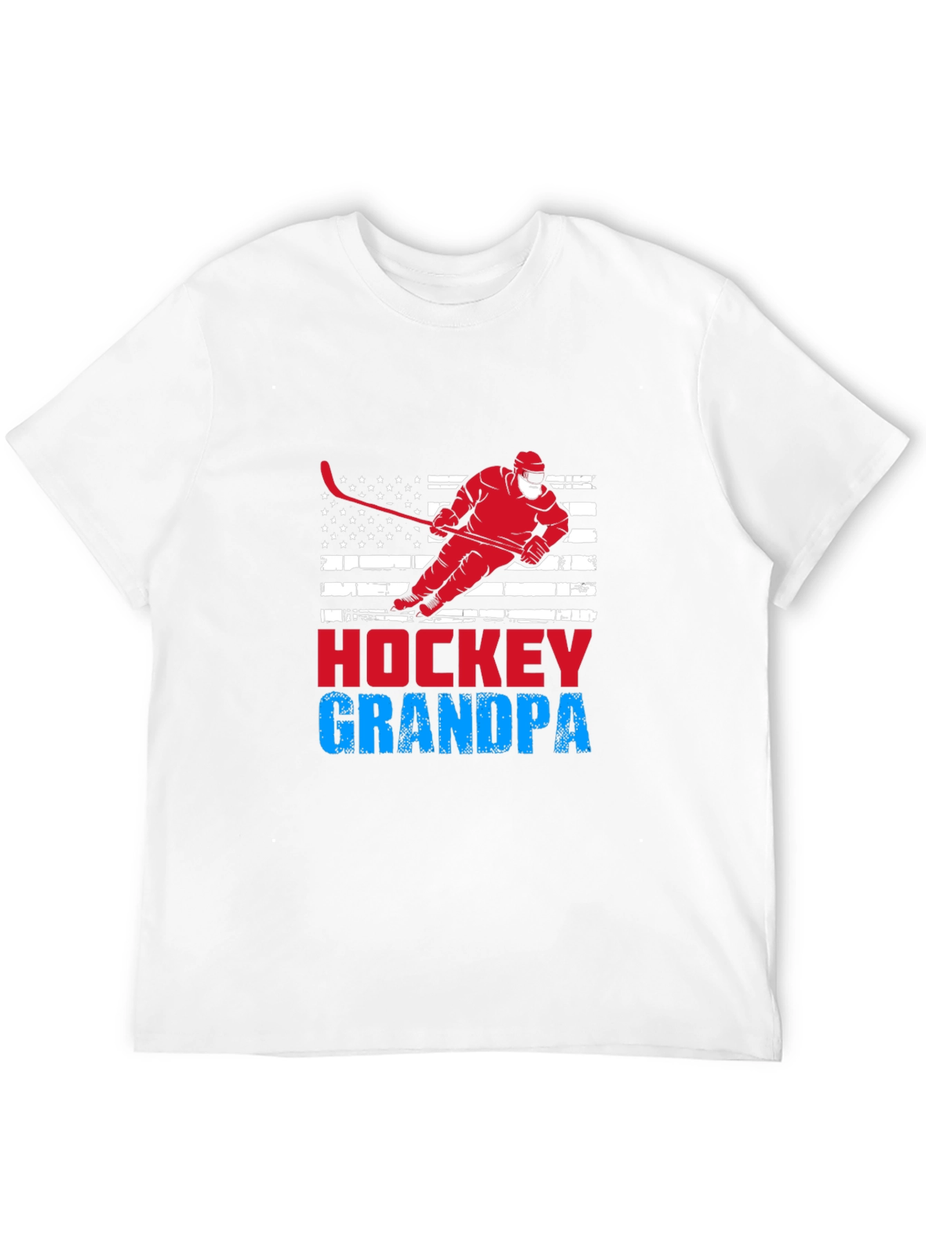 Hockey Grandpa Graphic T-Shirt
