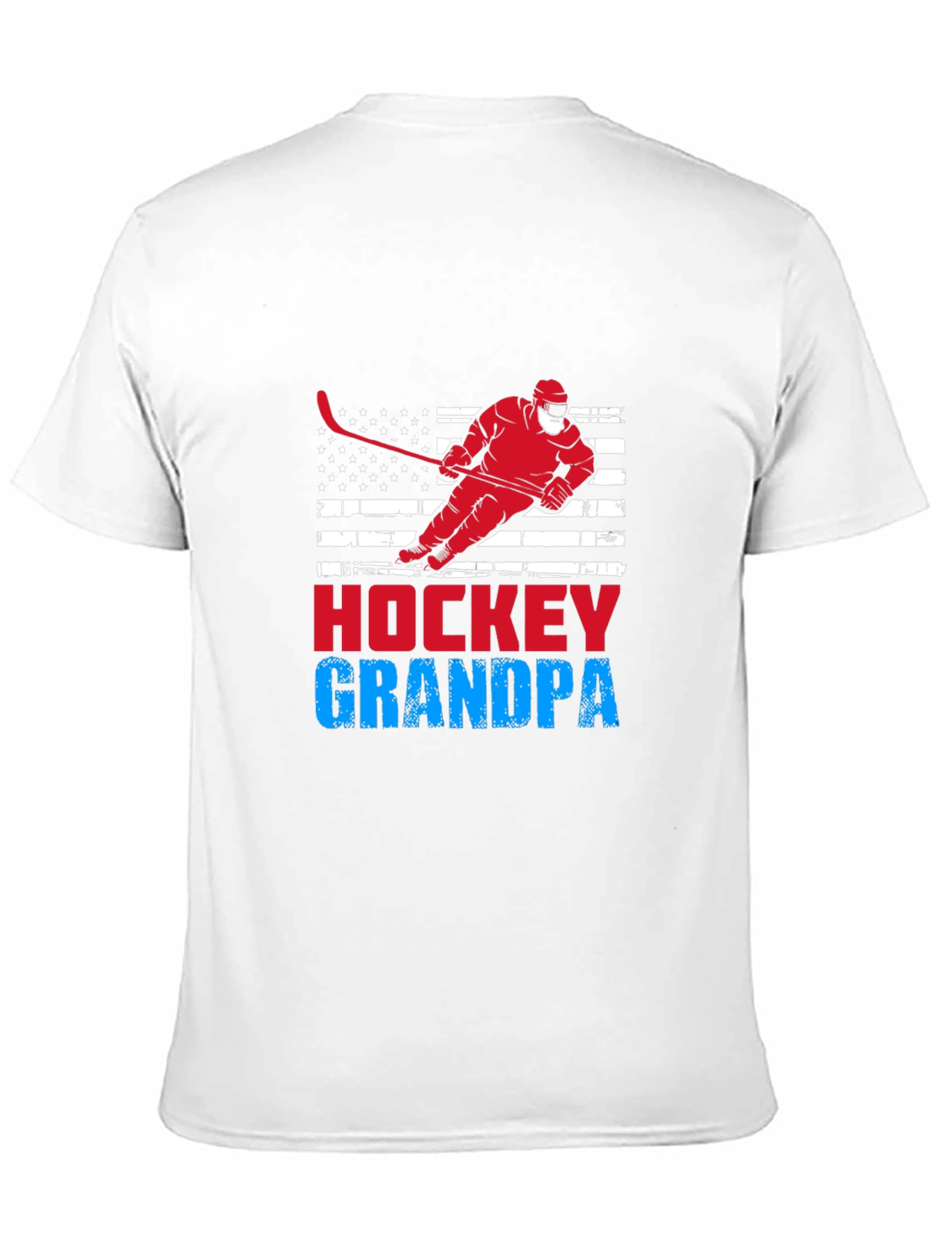 Hockey Grandpa Graphic T-Shirt