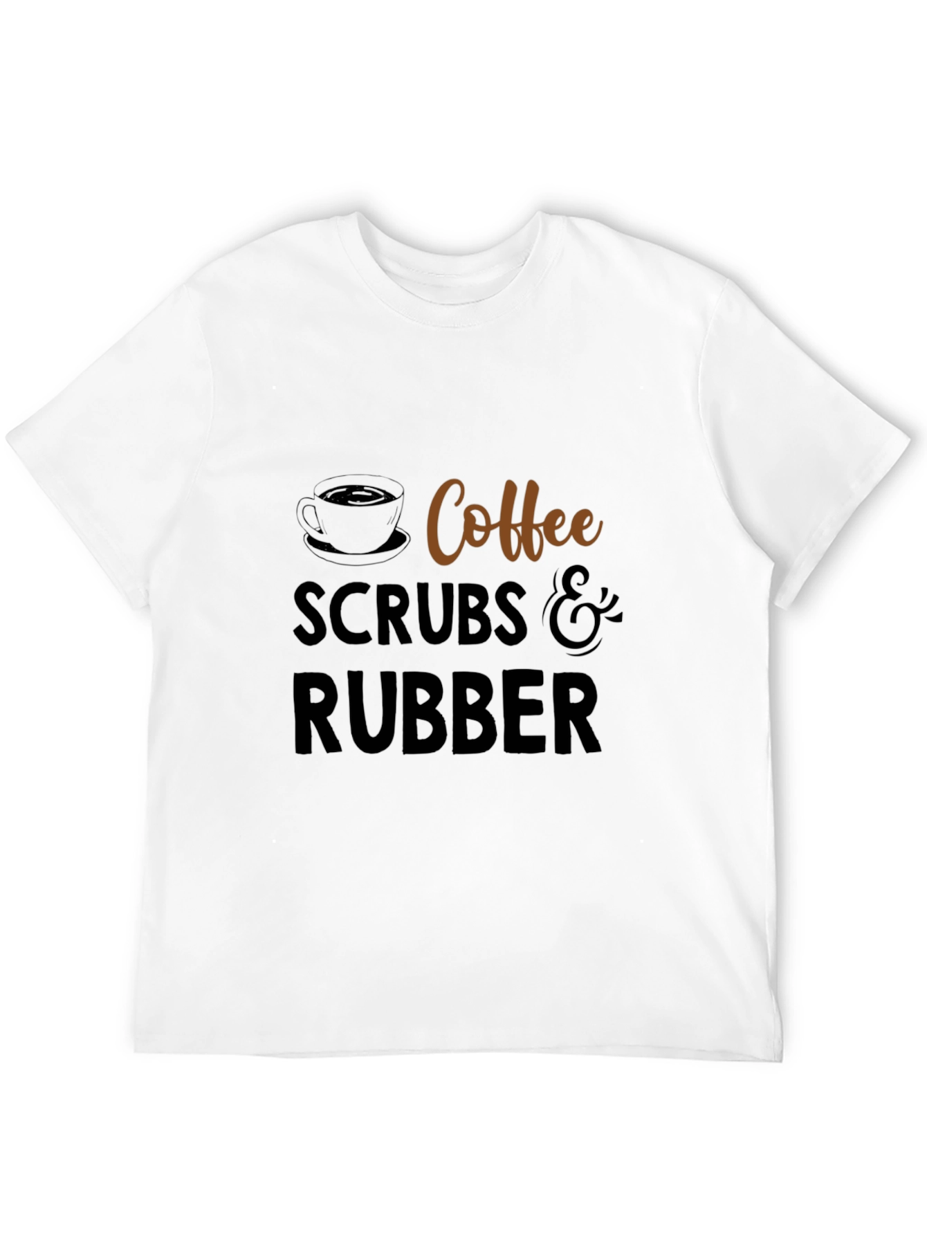 Coffee Scrubs & Rubber T-Shirt - Unisex