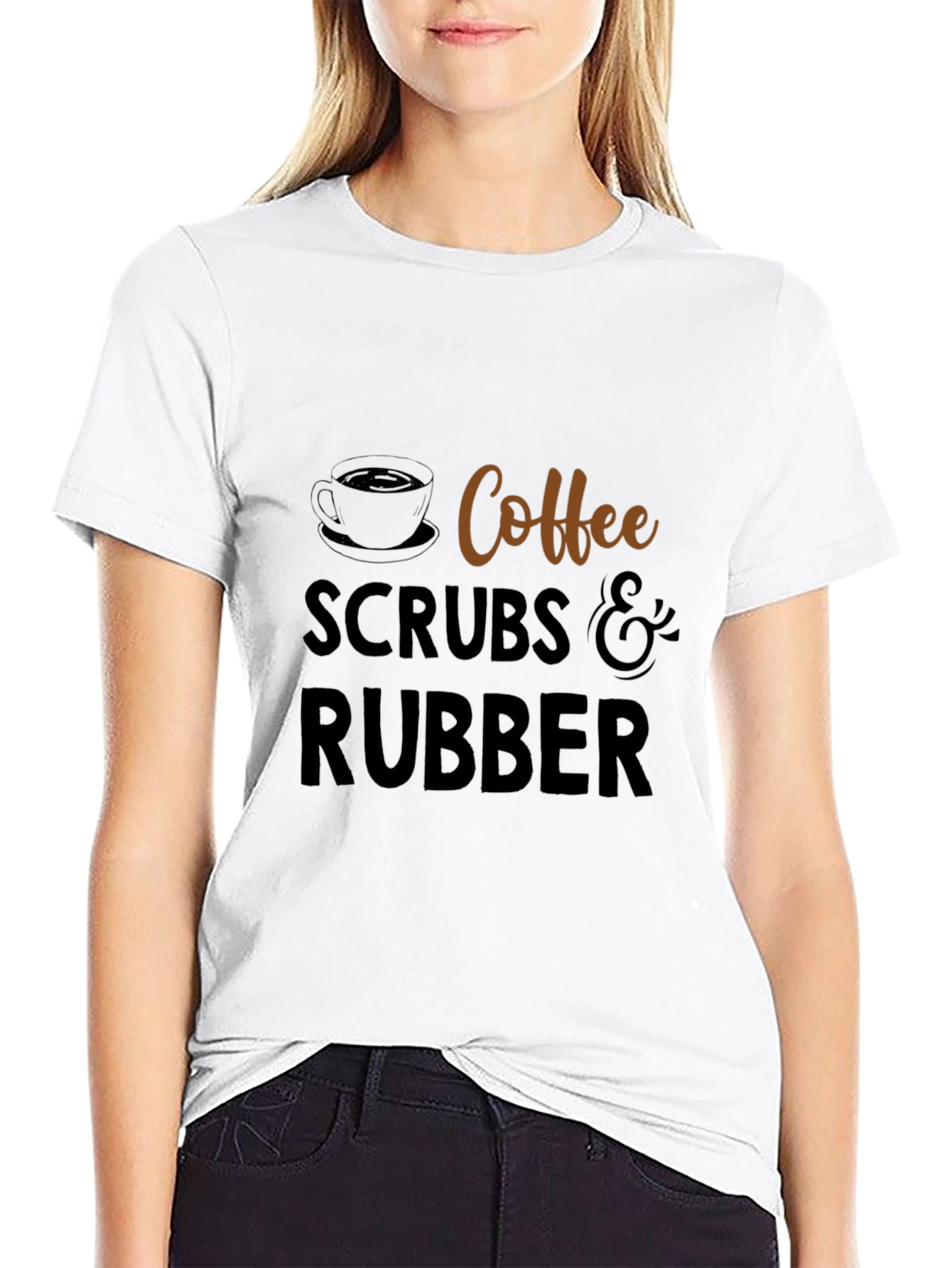 Coffee Scrubs & Rubber T-Shirt - Unisex
