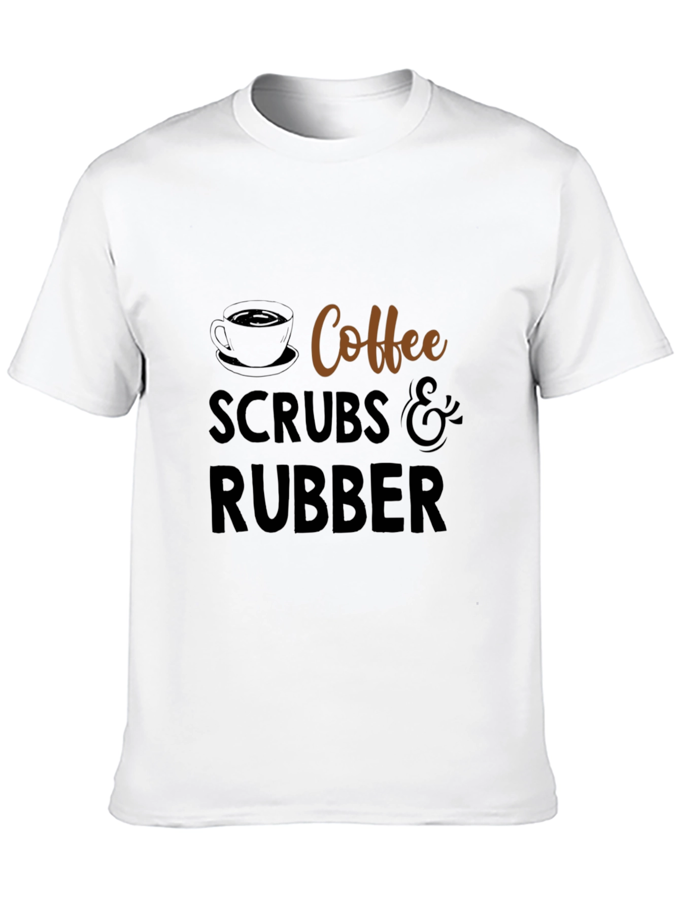 Coffee Scrubs & Rubber T-Shirt - Unisex