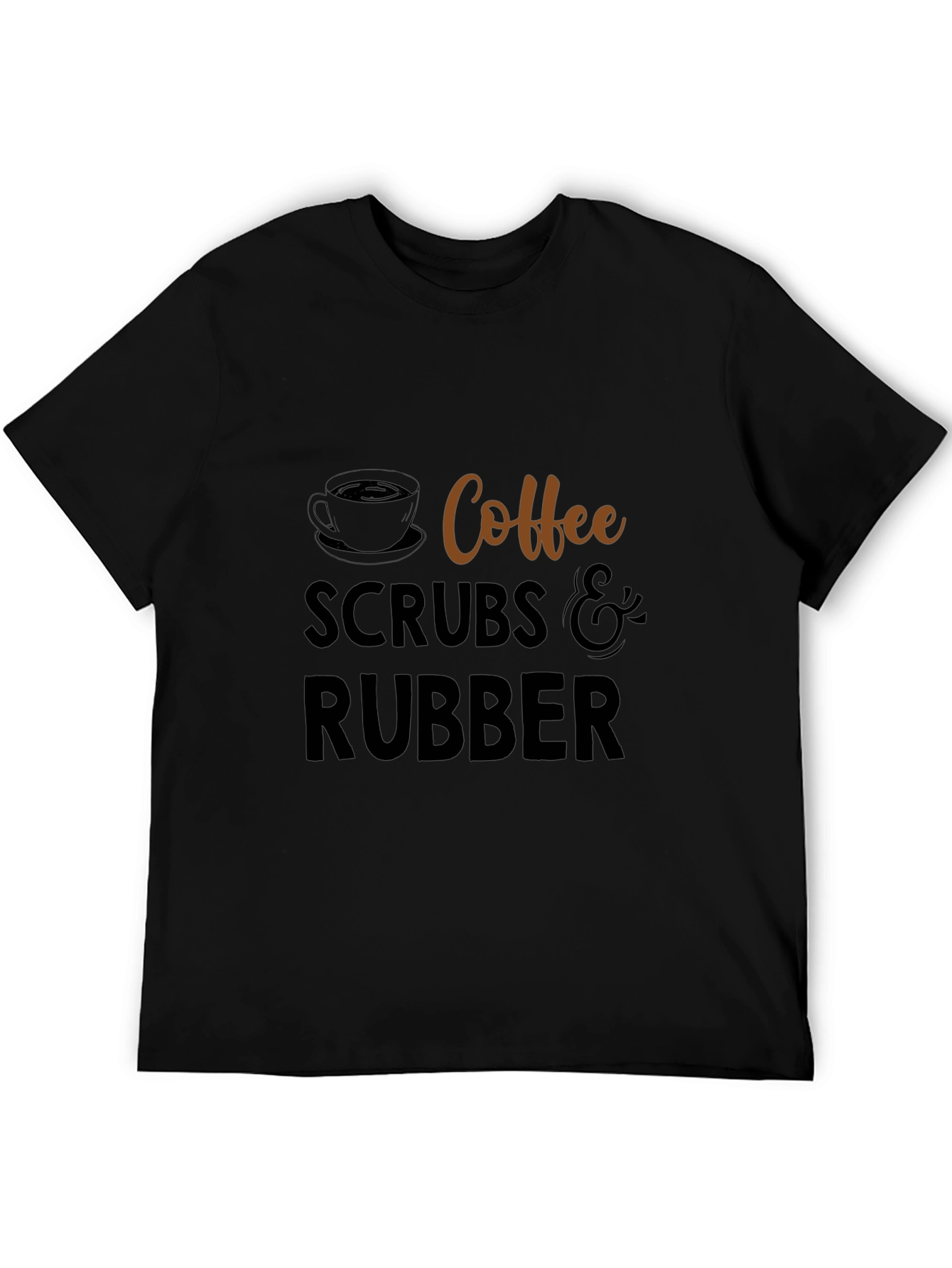 Coffee Scrubs & Rubber T-Shirt - Unisex