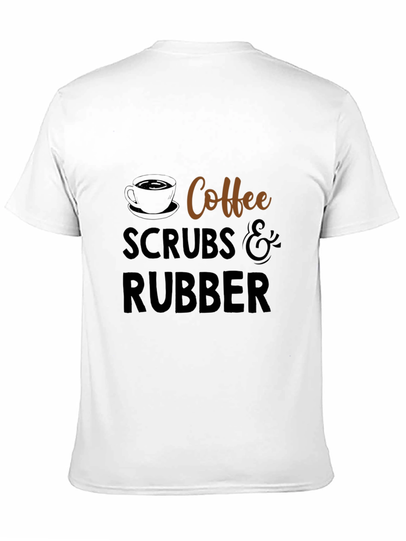 Coffee Scrubs & Rubber T-Shirt - Unisex