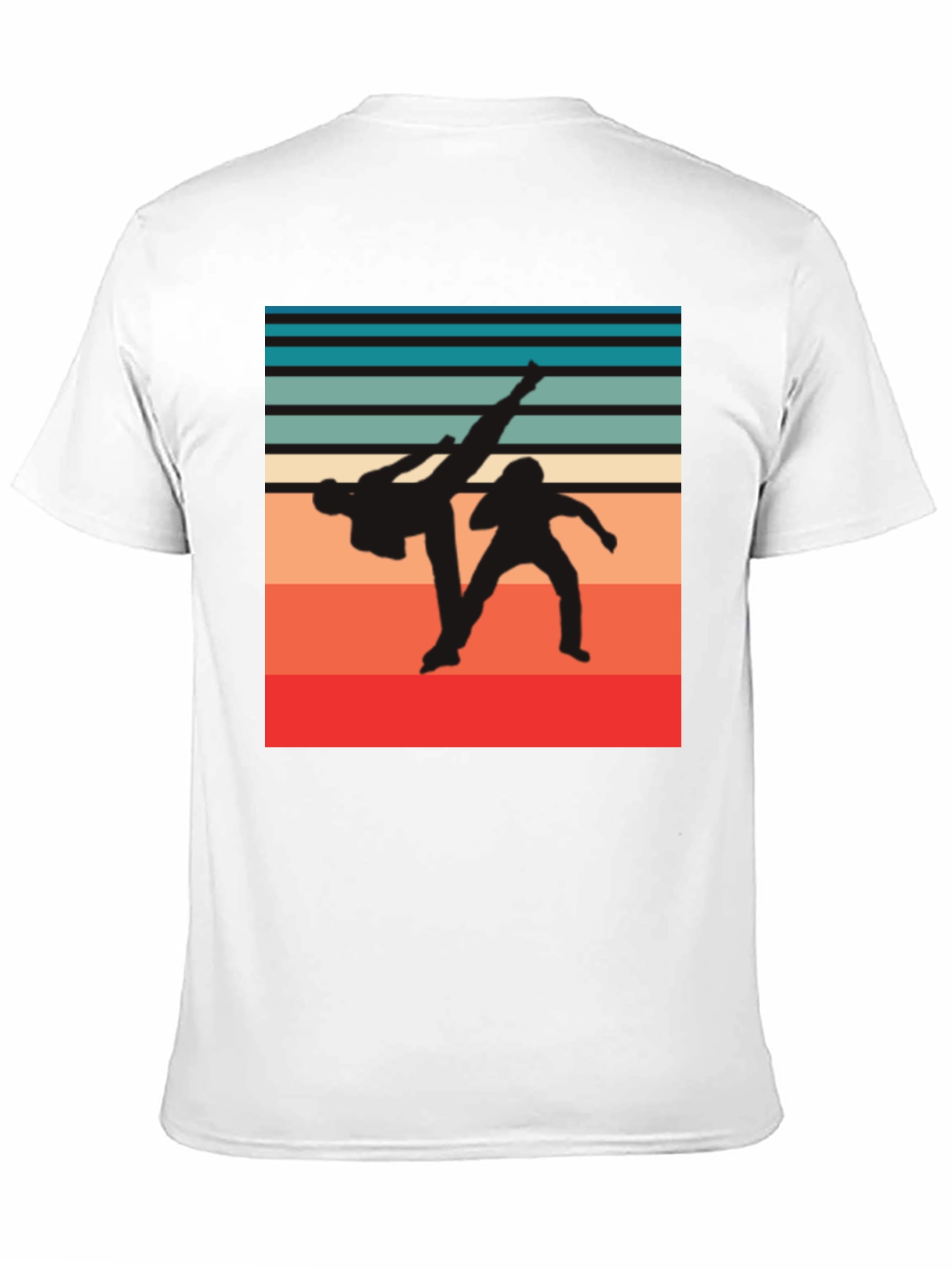 Retro Martial Arts Graphic T-Shirt