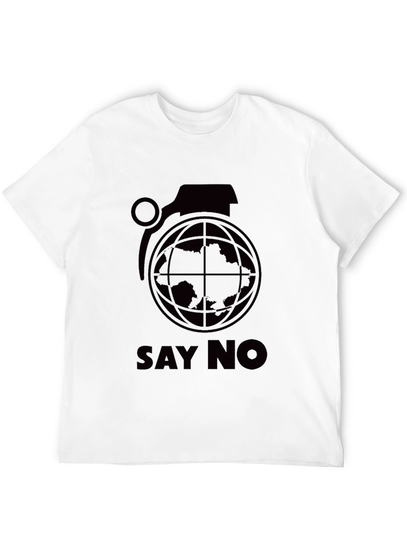 Say No Graphic Tee - Peace Over War
