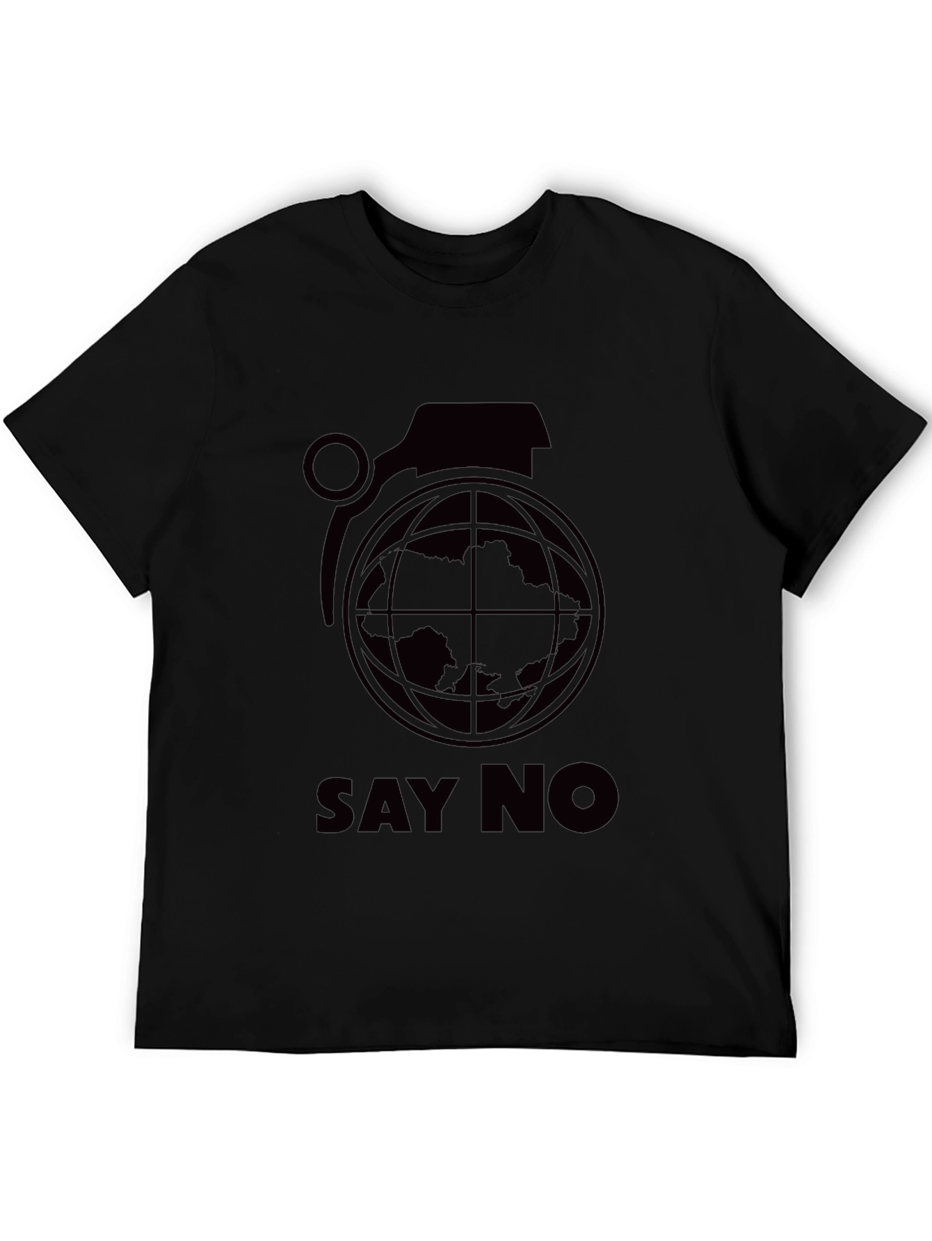 Say No Graphic Tee - Peace Over War