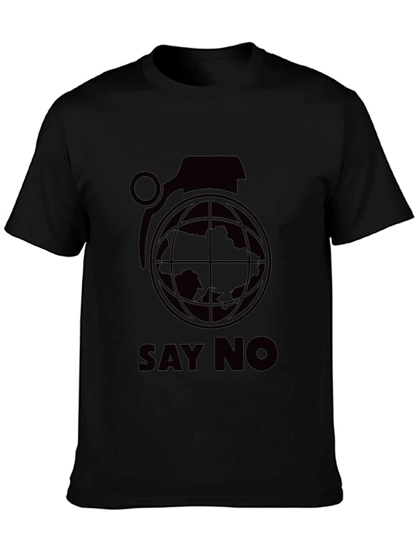 Say No Graphic Tee - Peace Over War