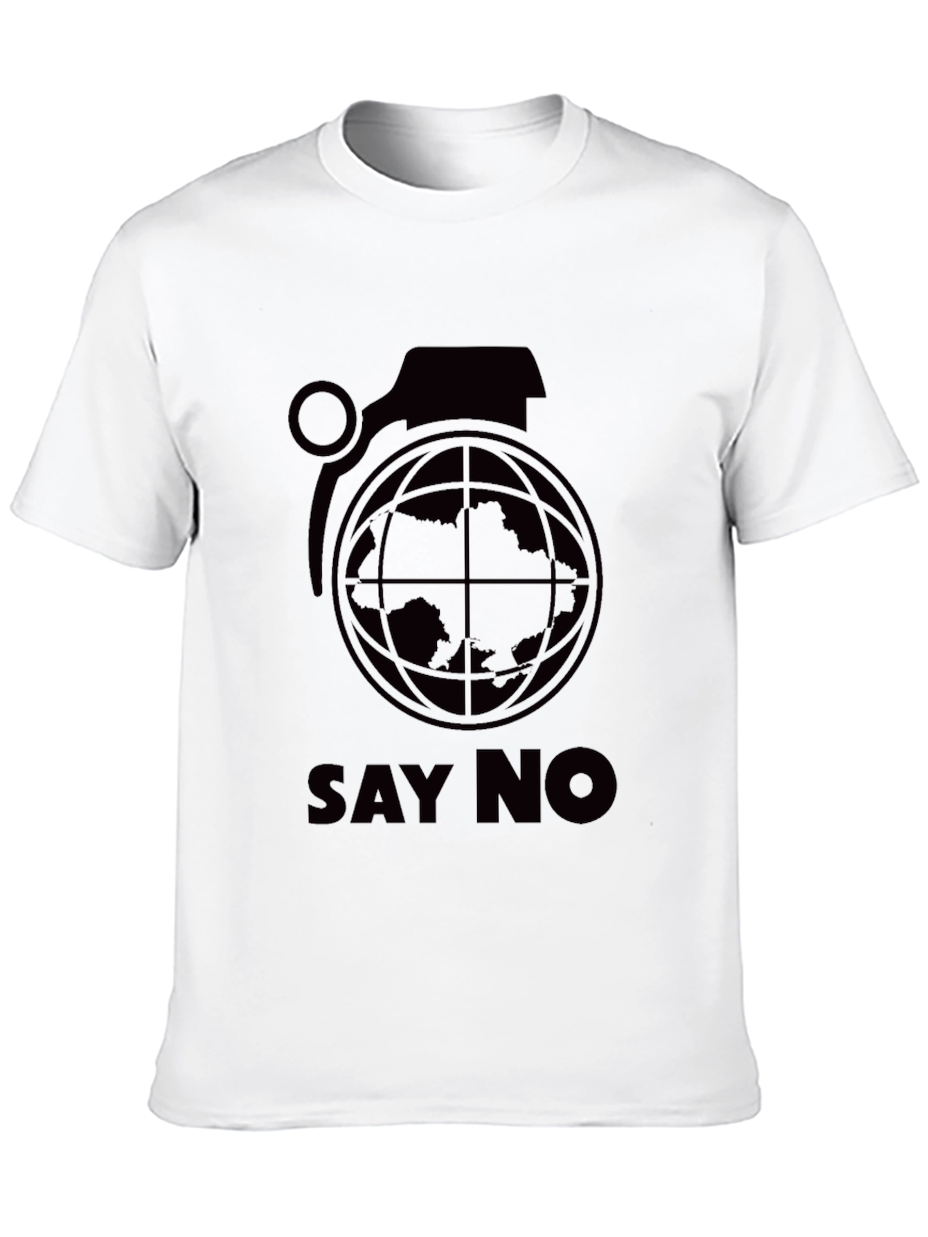 Say No Graphic Tee - Peace Over War