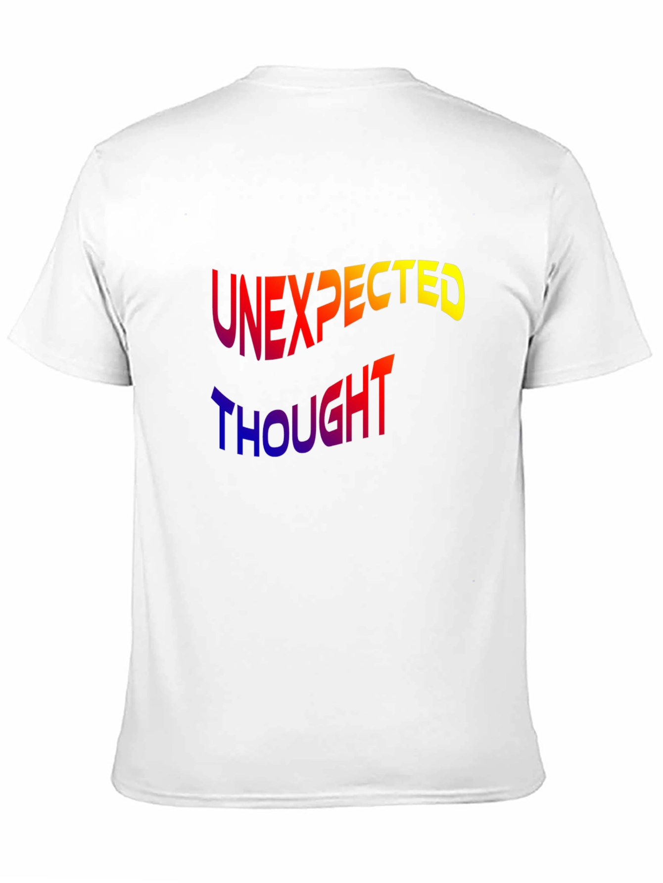 Unexpected Thought Graphic Tee - Modern Design