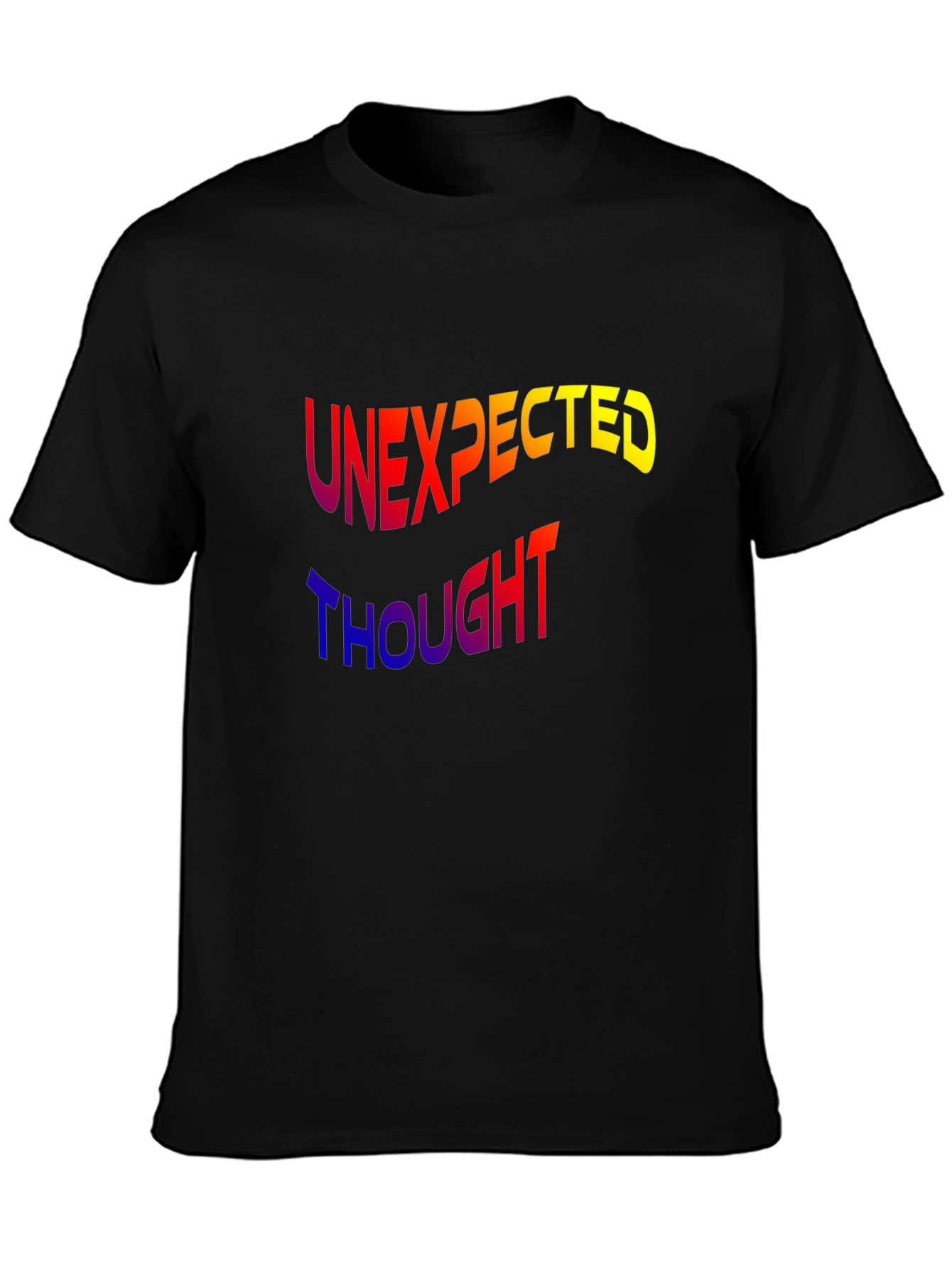 Unexpected Thought Graphic Tee - Modern Design