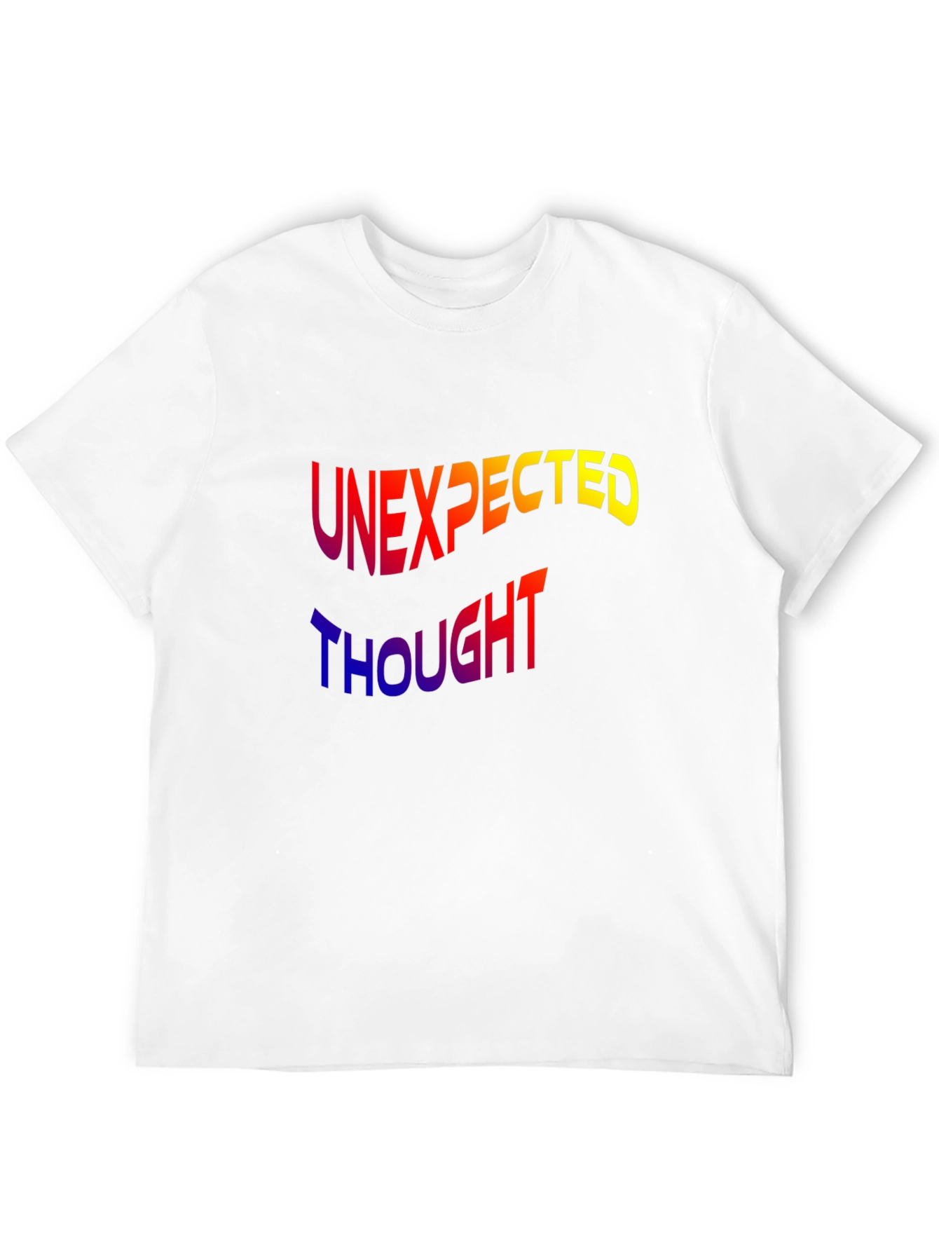 Unexpected Thought Graphic Tee - Modern Design