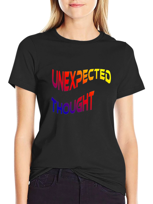 Unexpected Thought Graphic Tee - Modern Design
