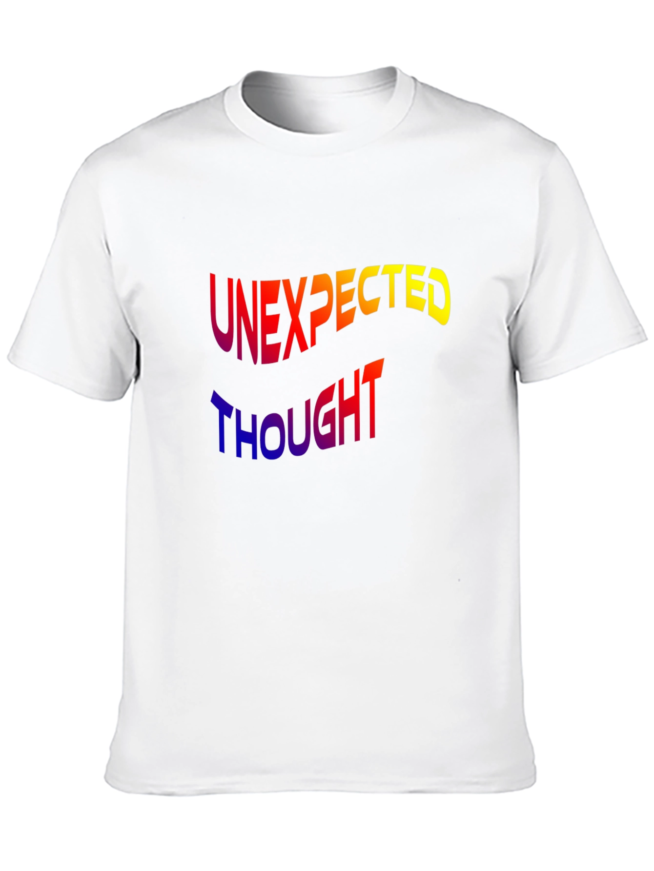 Unexpected Thought Graphic Tee - Modern Design