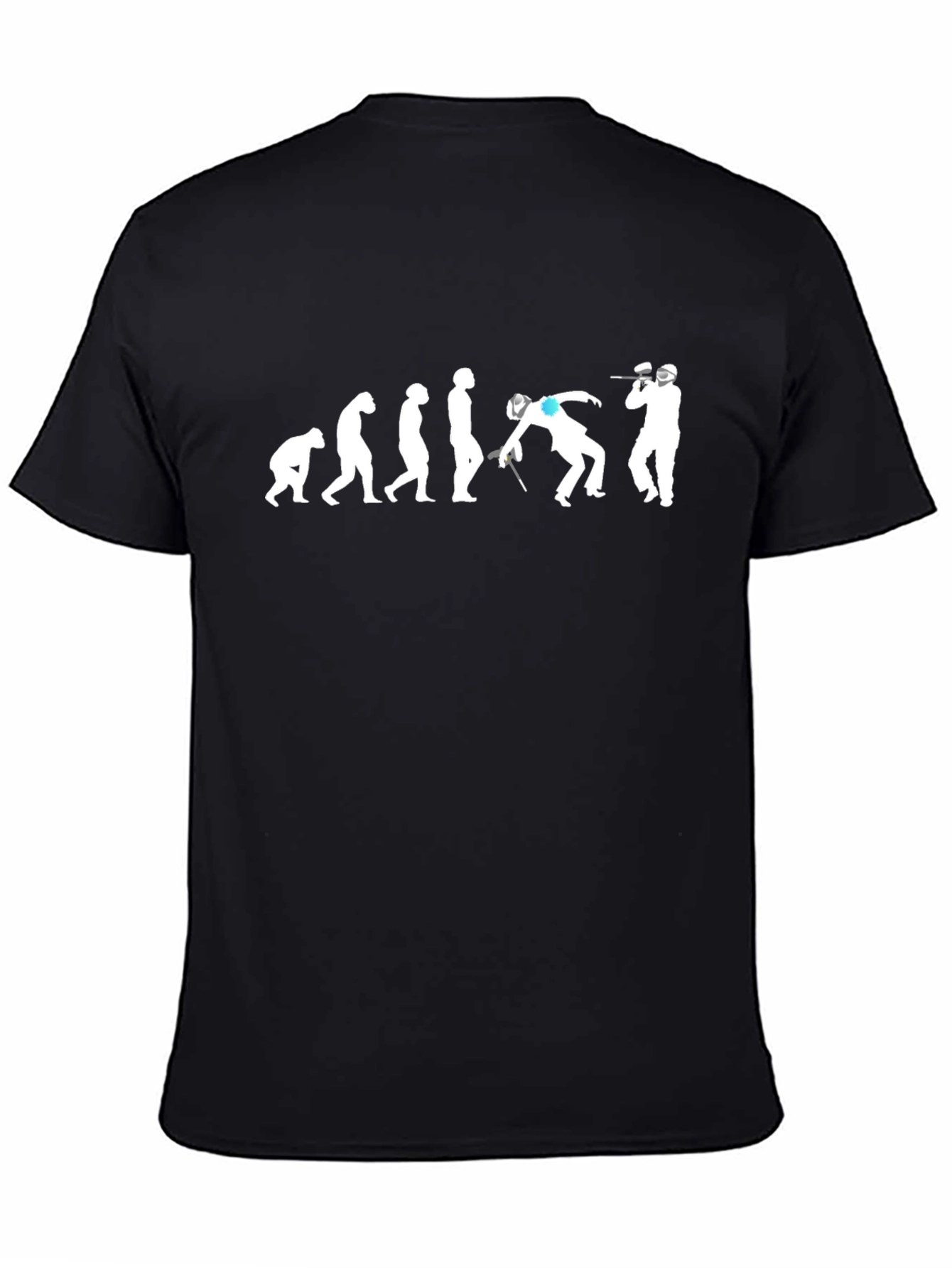 Paintball Evolution Black T-Shirt