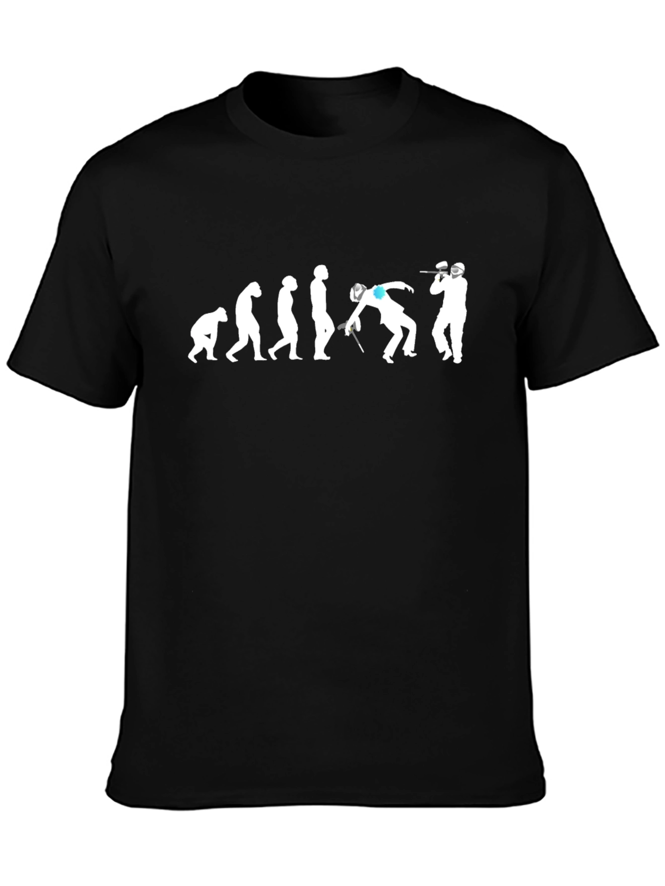 Paintball Evolution Black T-Shirt