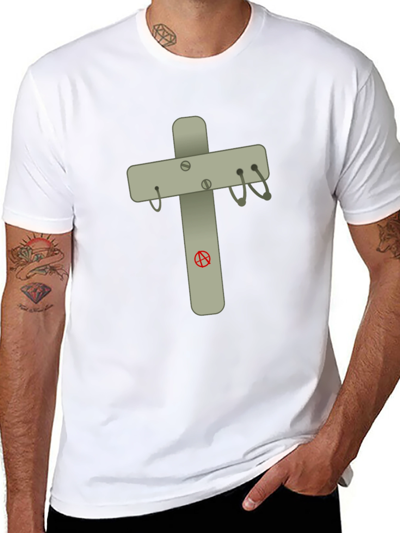 Cross Piercing Anarchy T-Shirt