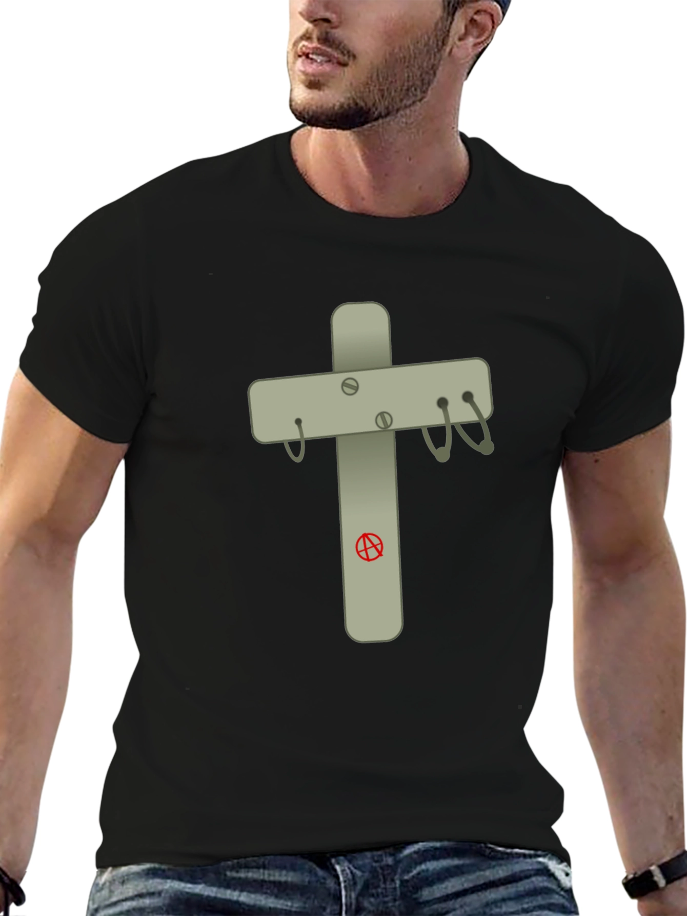Cross Piercing Anarchy T-Shirt